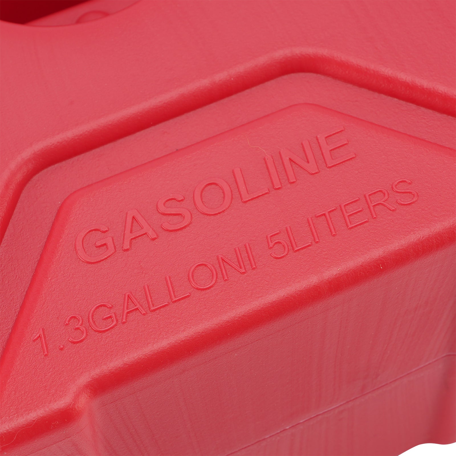 5L Red Plastic Jerry Can Spare Petrol Oil Fuel Tank for Motorcycle ATV UTV