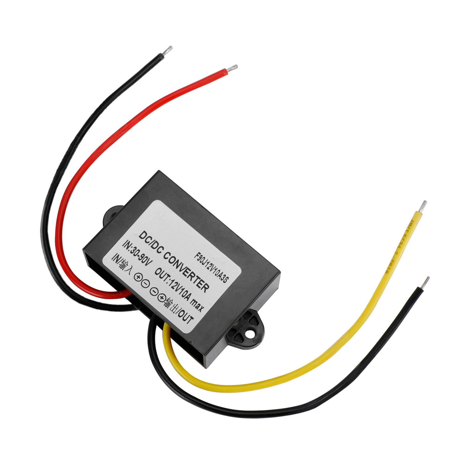Vattentät buck Step Down Converter DC30-90V till DC12V 10A Bilkraftsmodul