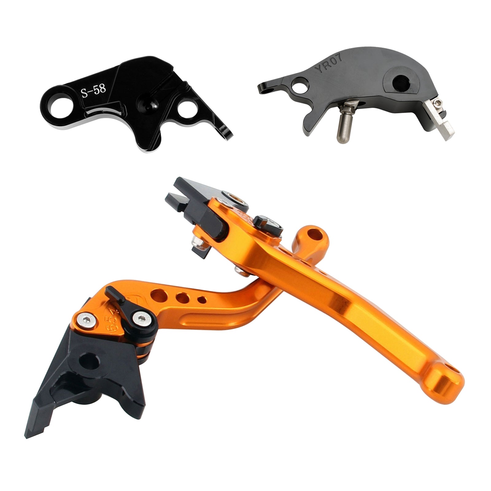 Nova alavanca de freio de embreagem curta para Yamaha YZF R7 MT-10/SP FZ-10/SP 2022-23