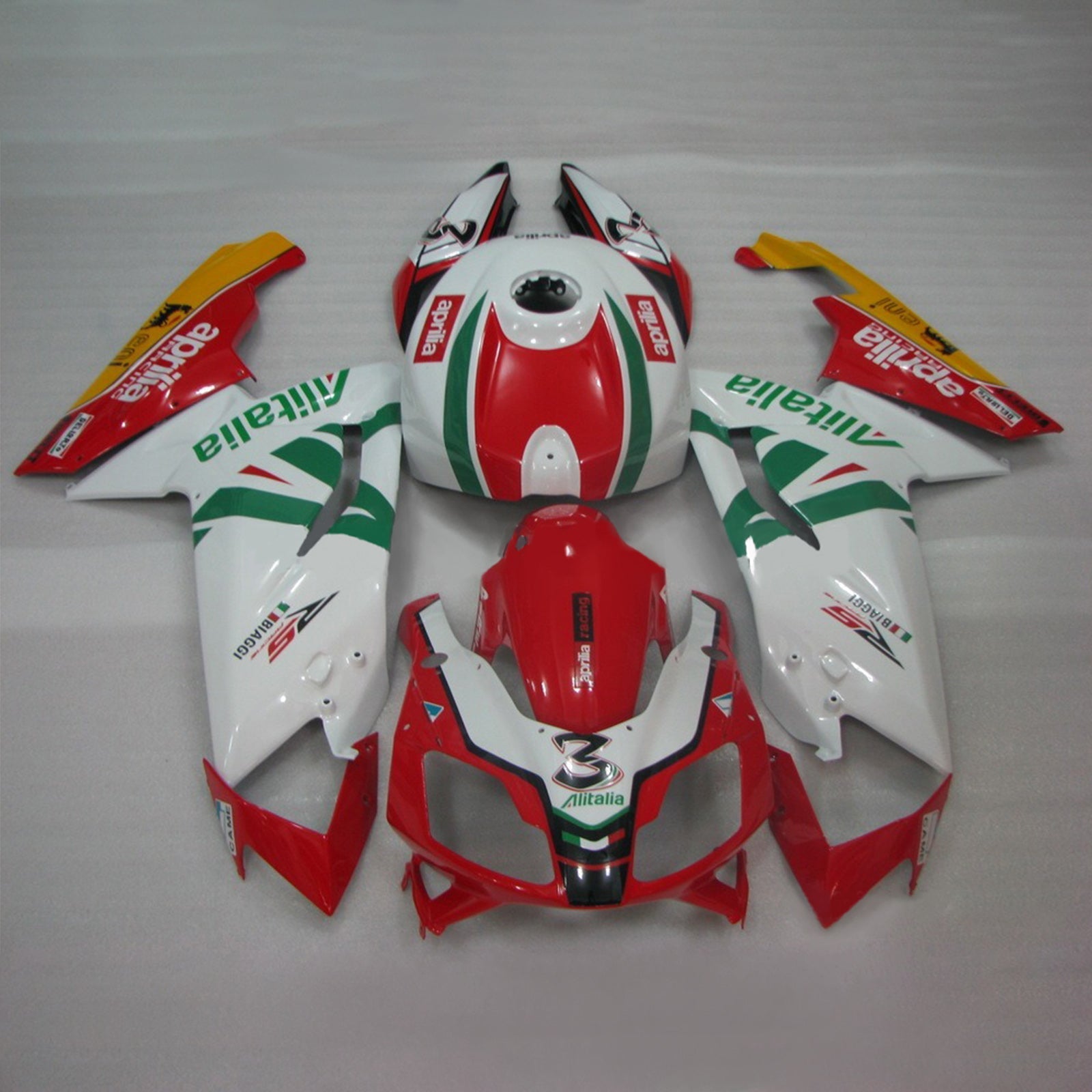 2006-2011 Aprilia Rs125 Amotopart Injection Fairing Kit Bodywork Plastic ABS #113