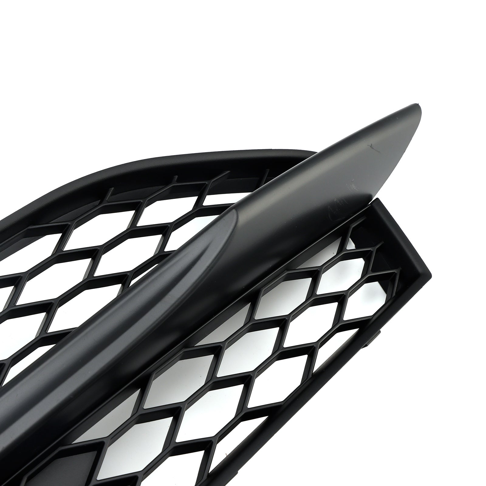 2012-2015 Audi A7 S-Line S7 Svart främre stötfångare Dimljus Grillskyddsram