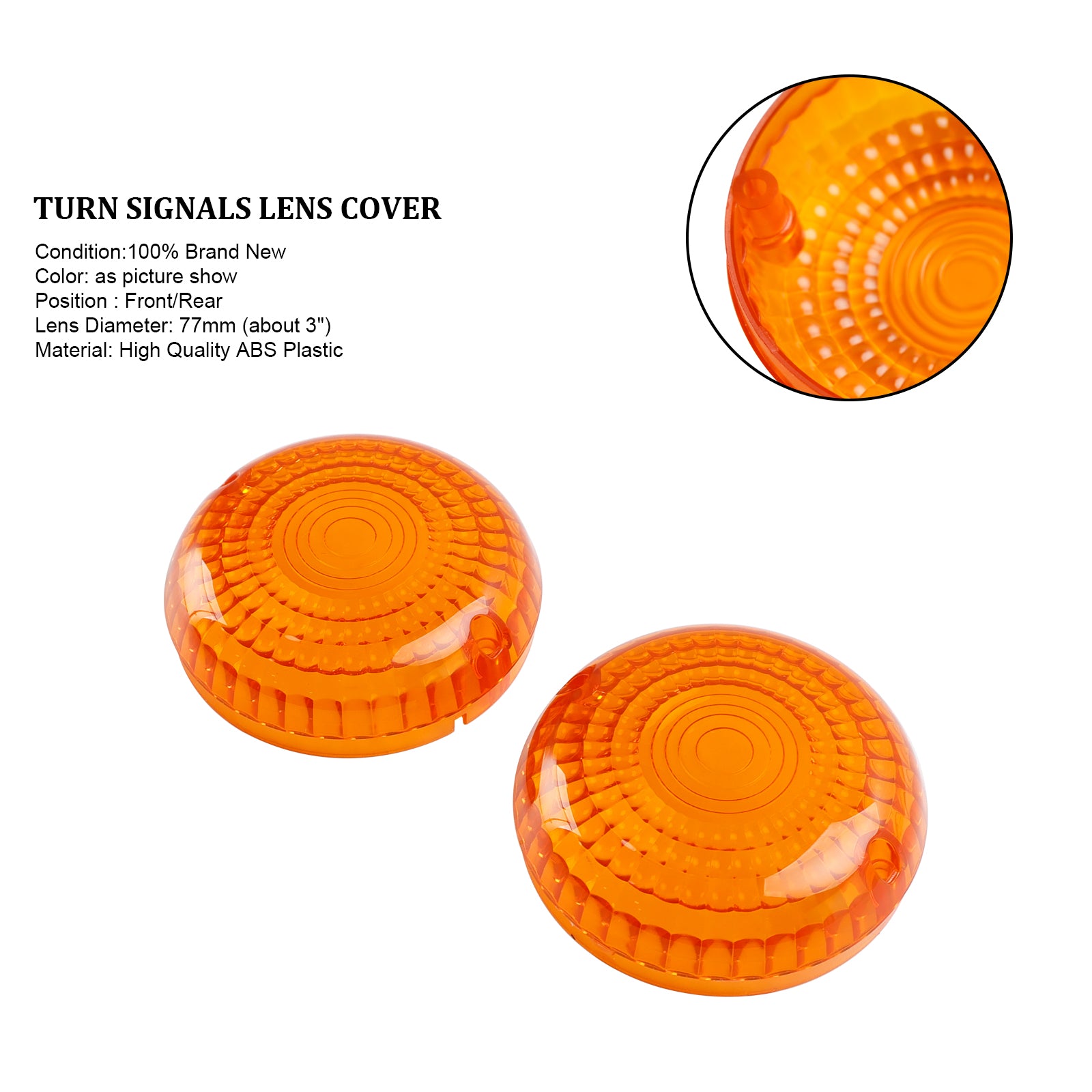 Cubierta de lente de intermitentes delantero/trasero para Yamaha V-Star1100 XVS650 Road Star