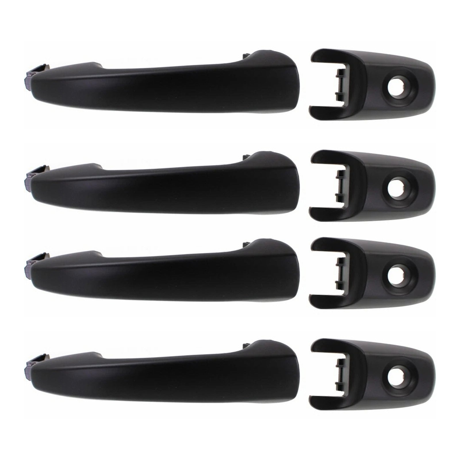 Exterior Door Handle Set of 4 Front&Rear AE5Z5422404AA For Lincoln MKZ 07-12