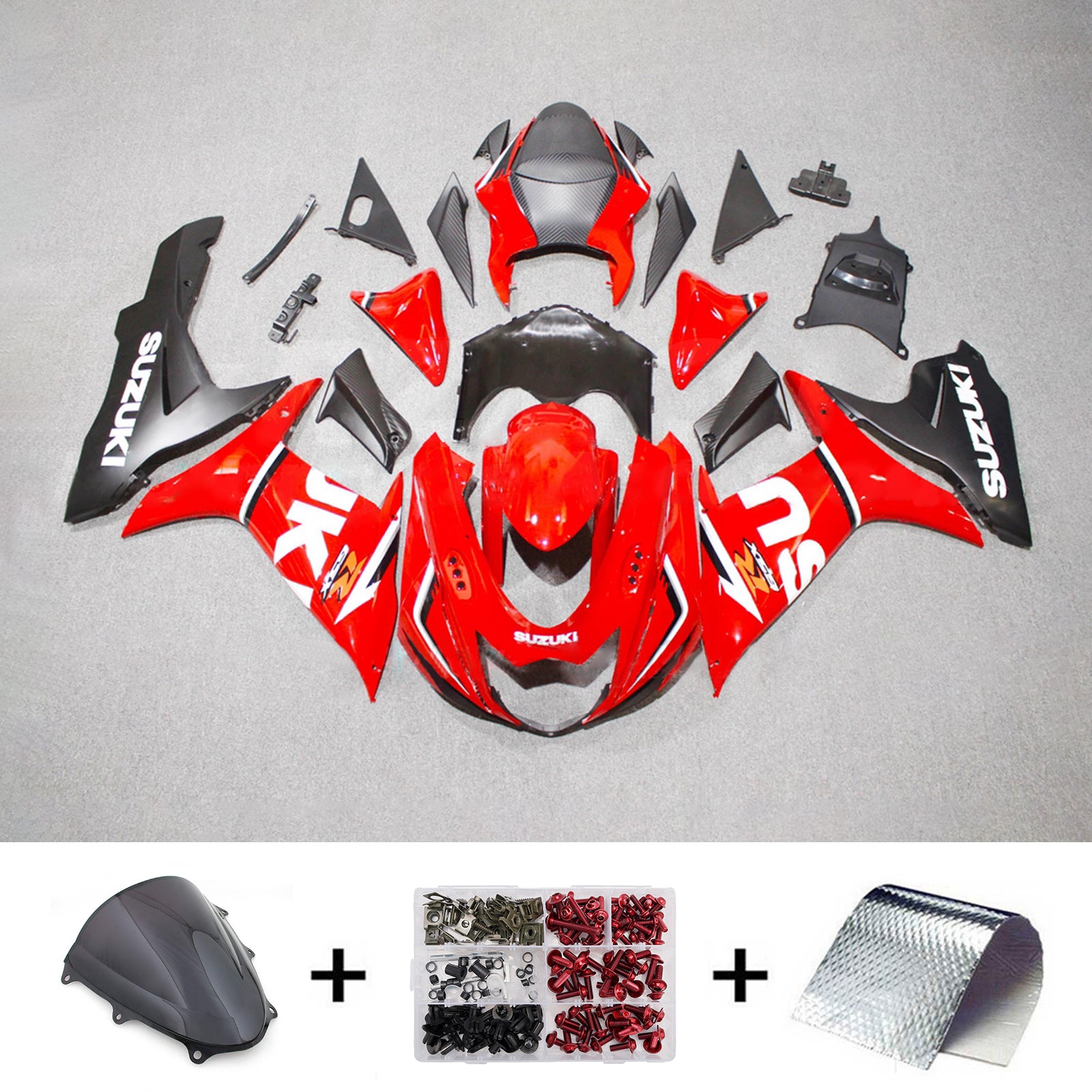Injection Fairing Kit Bodywork Plastic ABS For Suzuki GSXR 600/750 2011-2026 K11