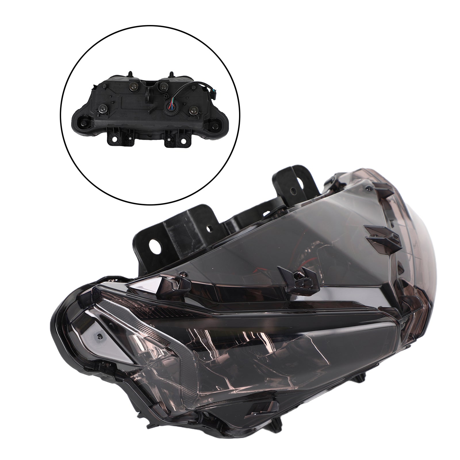 Headlamp Light Guard Protector Grill ledet røyk for Honda CBR 650R 500 16-22