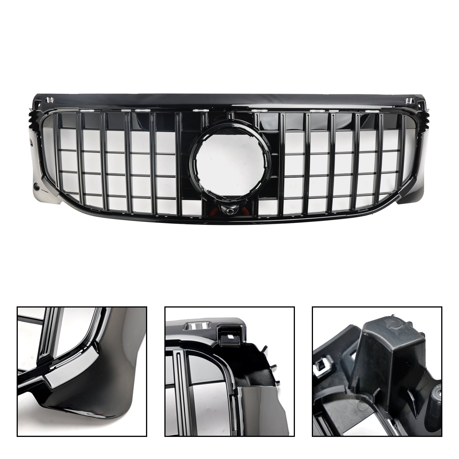 2020-2023 Mercedes Benz GLB X247 Gloss Black Front Bumper Grill Grill