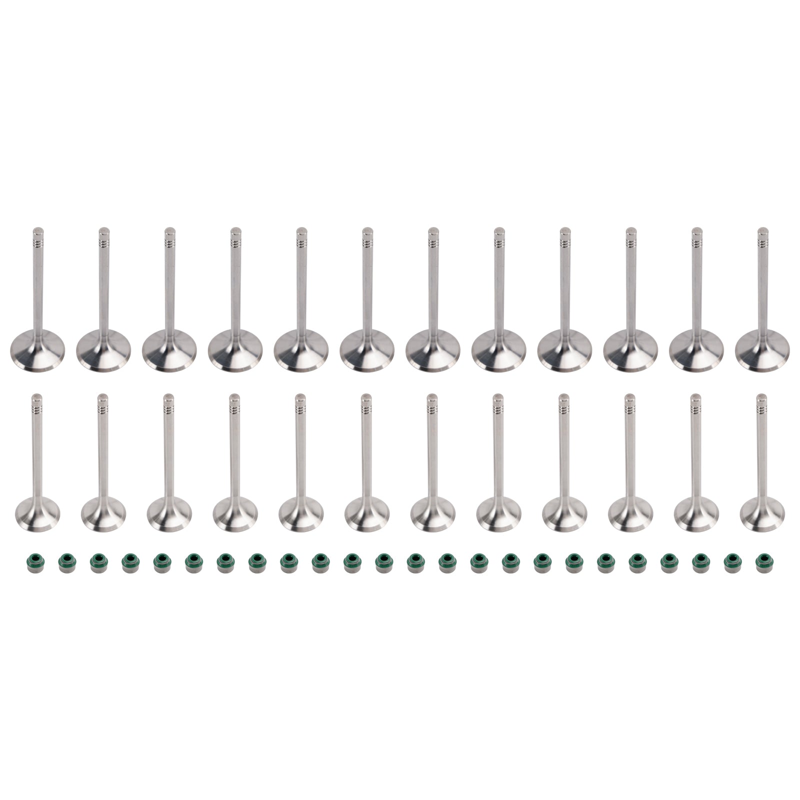 24X Intake+Exhaust Valve Set 06E109601E For Audi A4 A5 A6 A7 A8 Q5 Q7 3.0T
