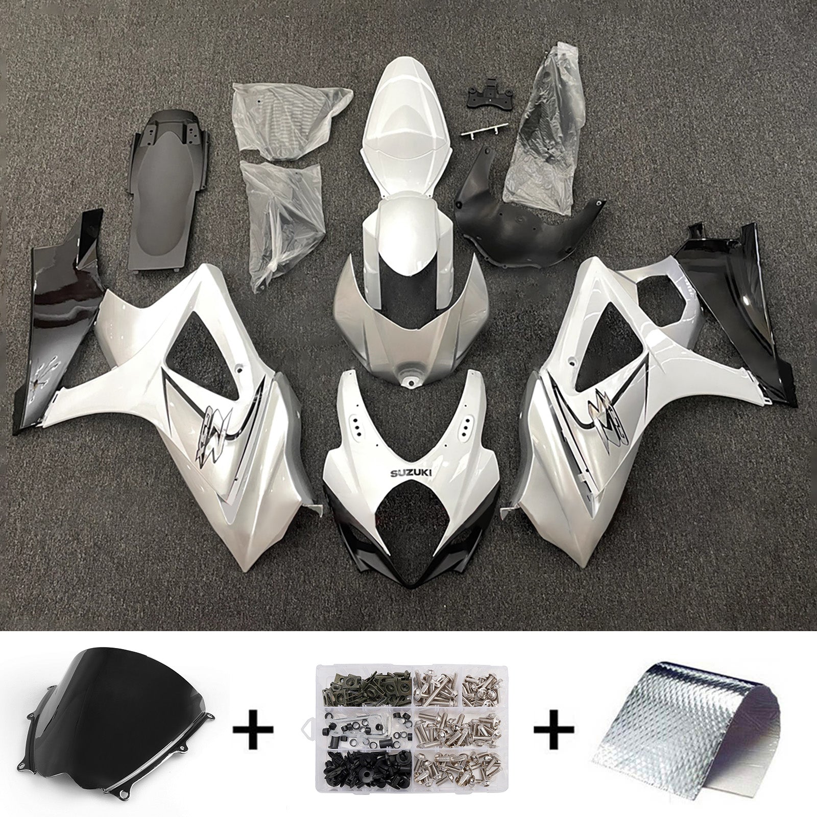 Injection Fairing Kit Bodywork Plastic ABS For Suzuki GSXR1000 2007-2008 K7