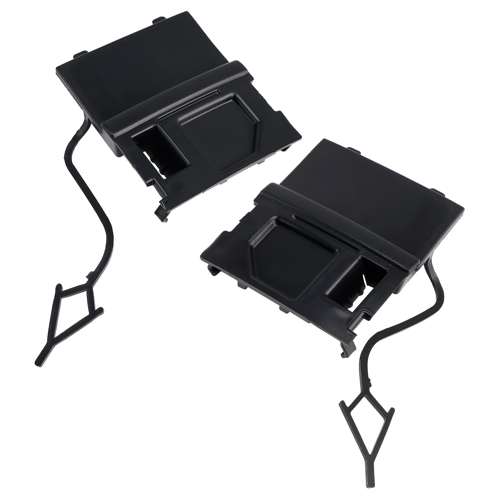 A Pair Car Front Bumper Tow Hook Eye Cover Cap For VW Touarge 2014 - 2018