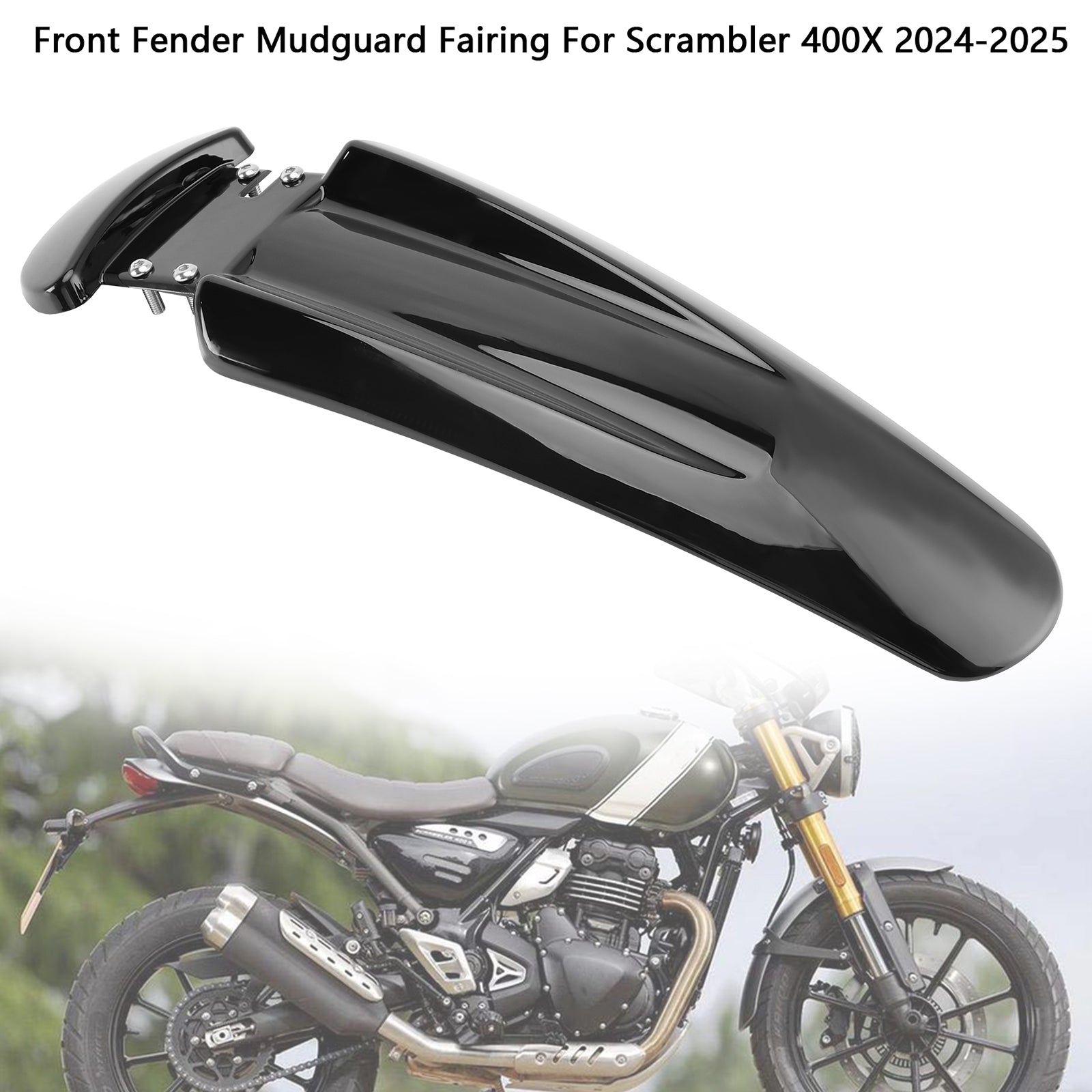 2024-2025 Scrambler 400x predné blatníky Mudguard Fairing