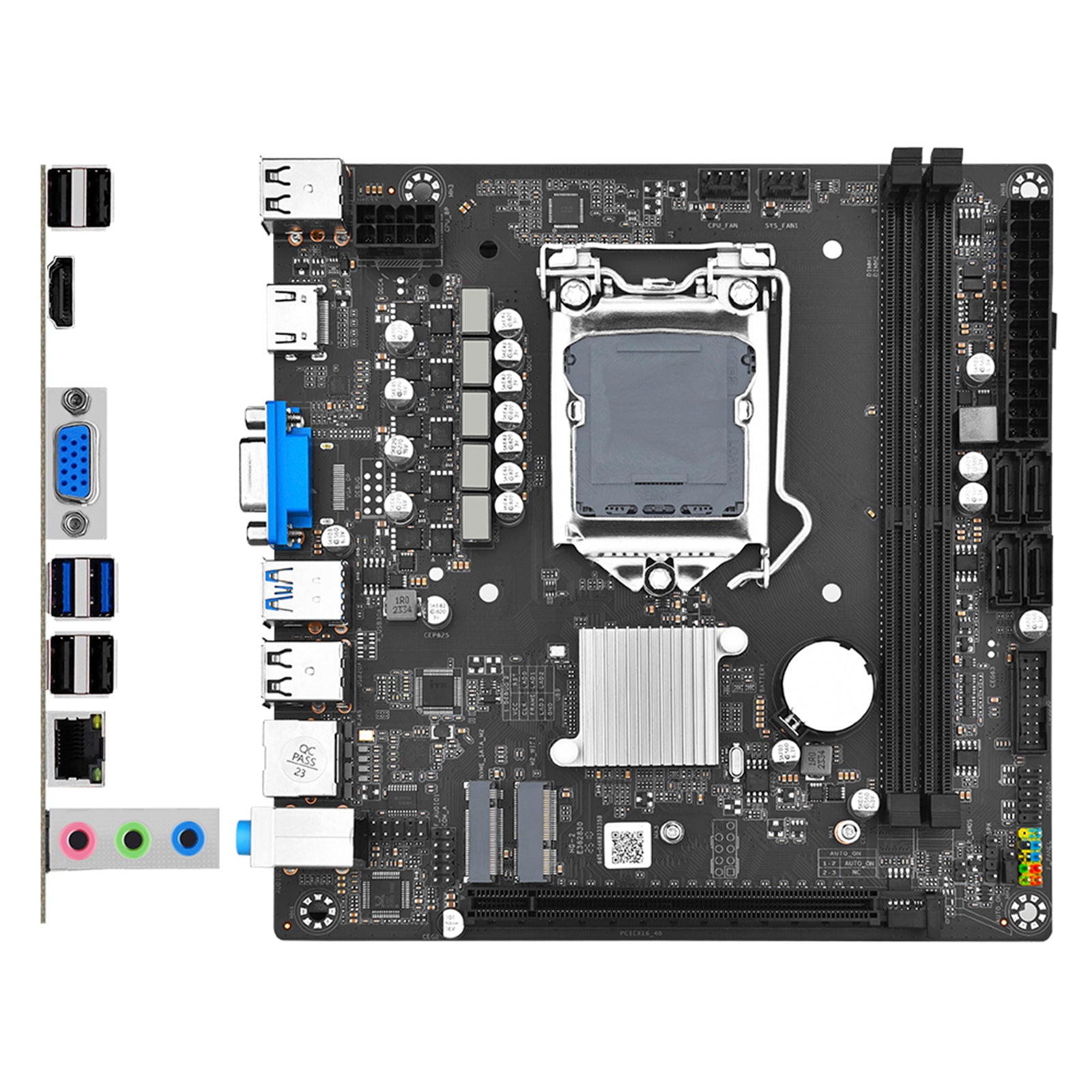 H510M-I placa base de ordenador LGA1200 CPU 1200-Pin DDR4 NVME WIFI placa placa PC