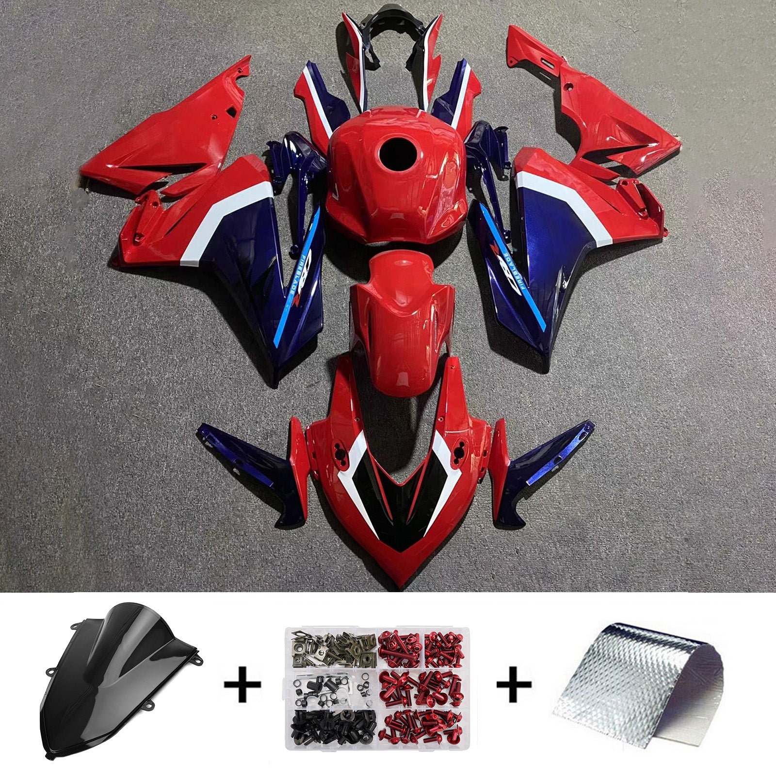 Injection Fairing Kit Bodywork Plastic ABS For Honda CBR400R 2022