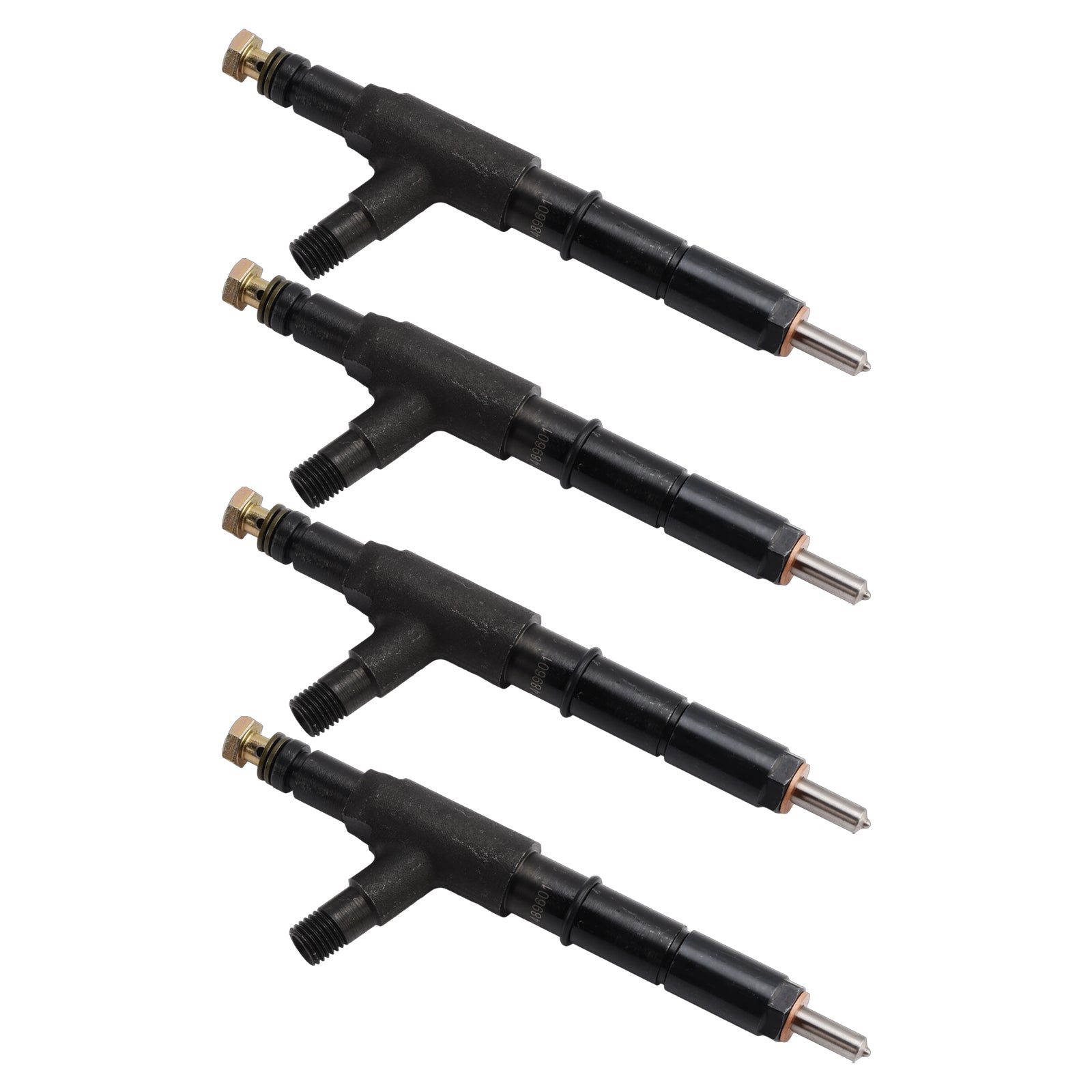 For Isuzu Engine 4HE1 4.8L 4HG1T 4.6L Truck NPR 4PCS Fuel Injector 8-97148-961-1