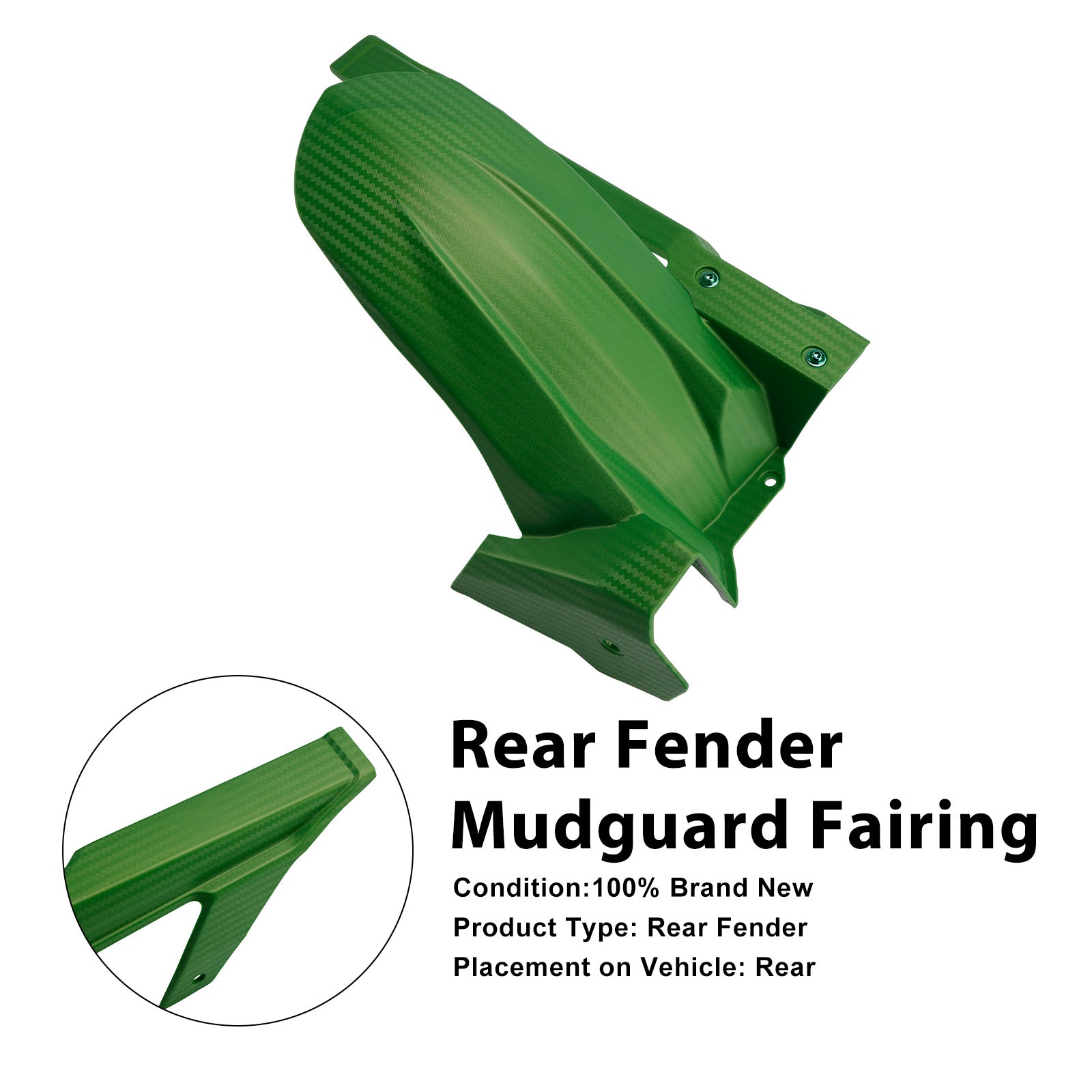 2018-2024 For Kawasaki Ninja 400 / Z400 Rear Fender Fairing