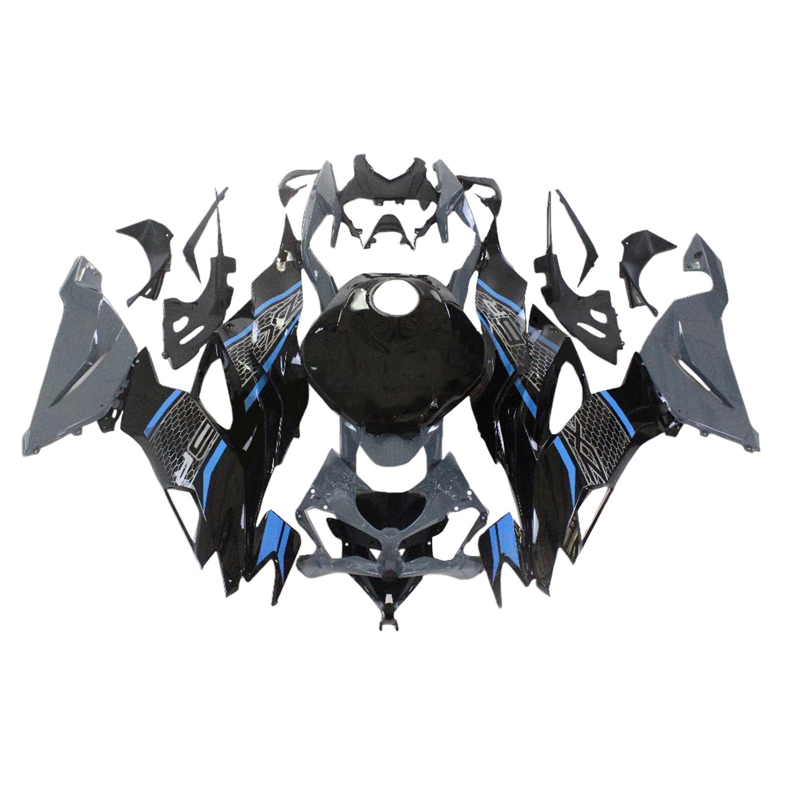 2019-2023 KAWASAKI ZX6R Injektion Fairing Kit Bodywork Plastic ABS