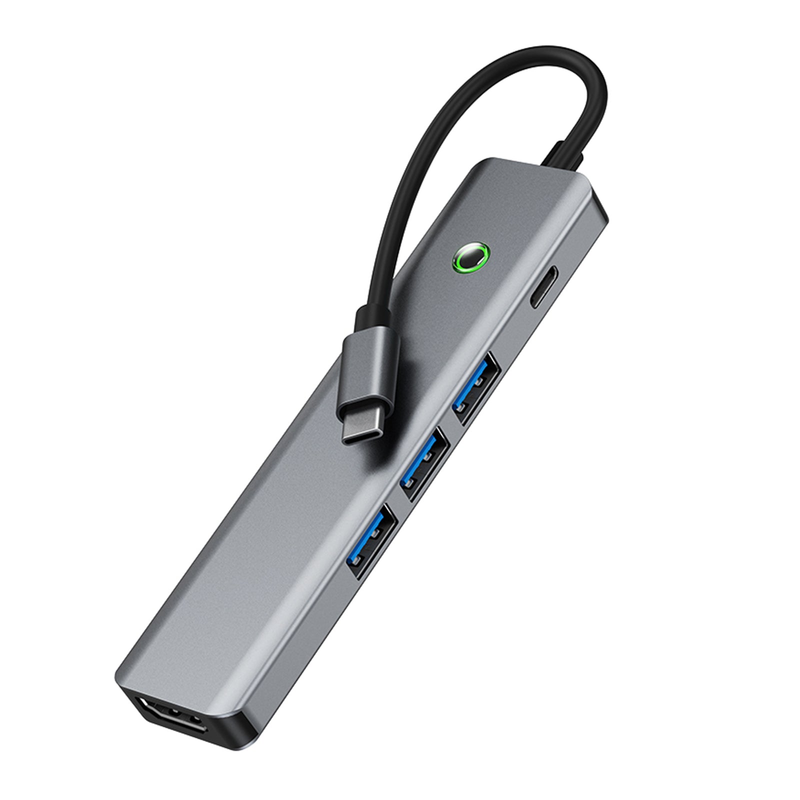 5 I 1 Type-C USB3.0 HDMI PD100W Interface Hub Adapter Dock for MacBook iPad Pro