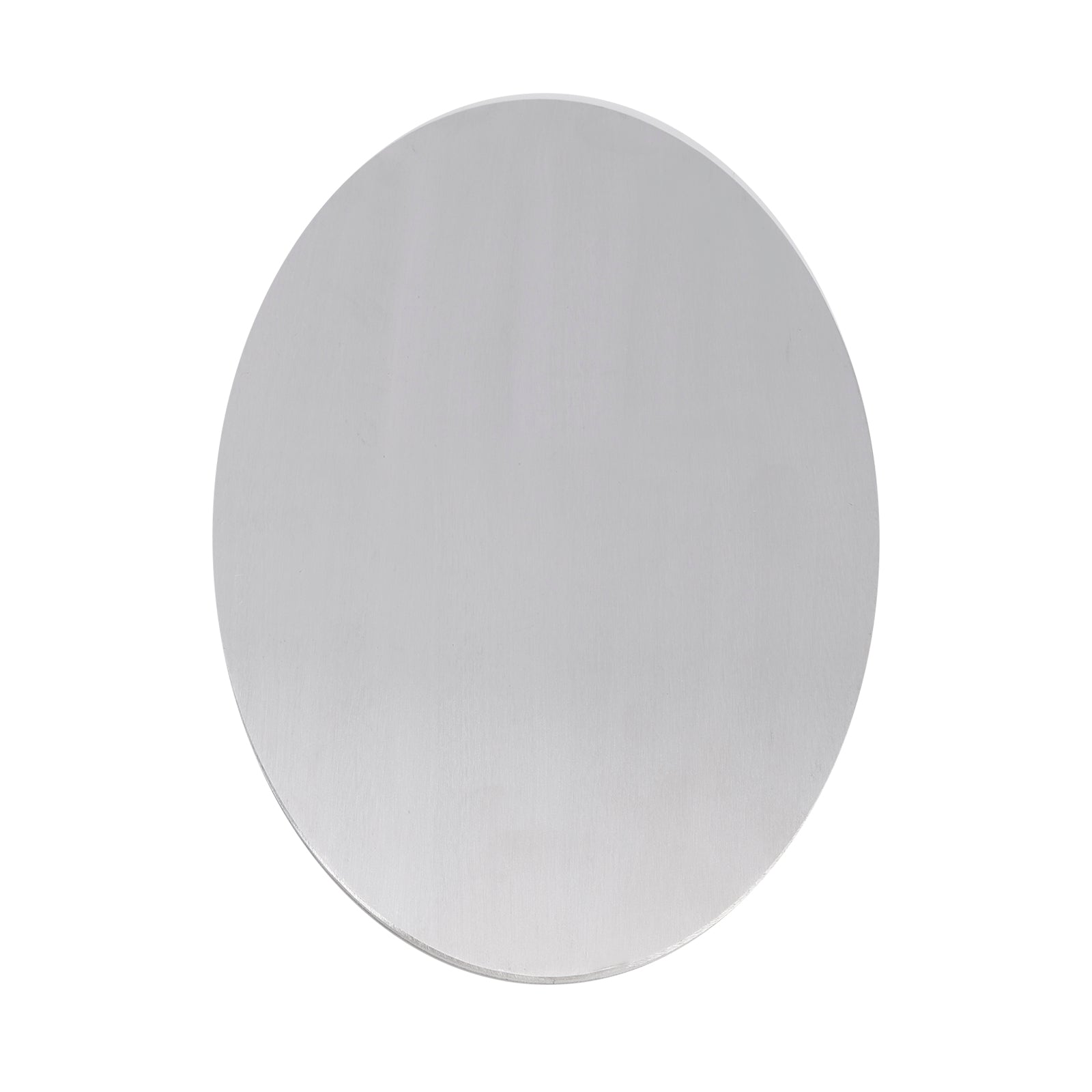 Plaque d'images en alliage en aluminium vierge ovale diy ajustement universel pour moto