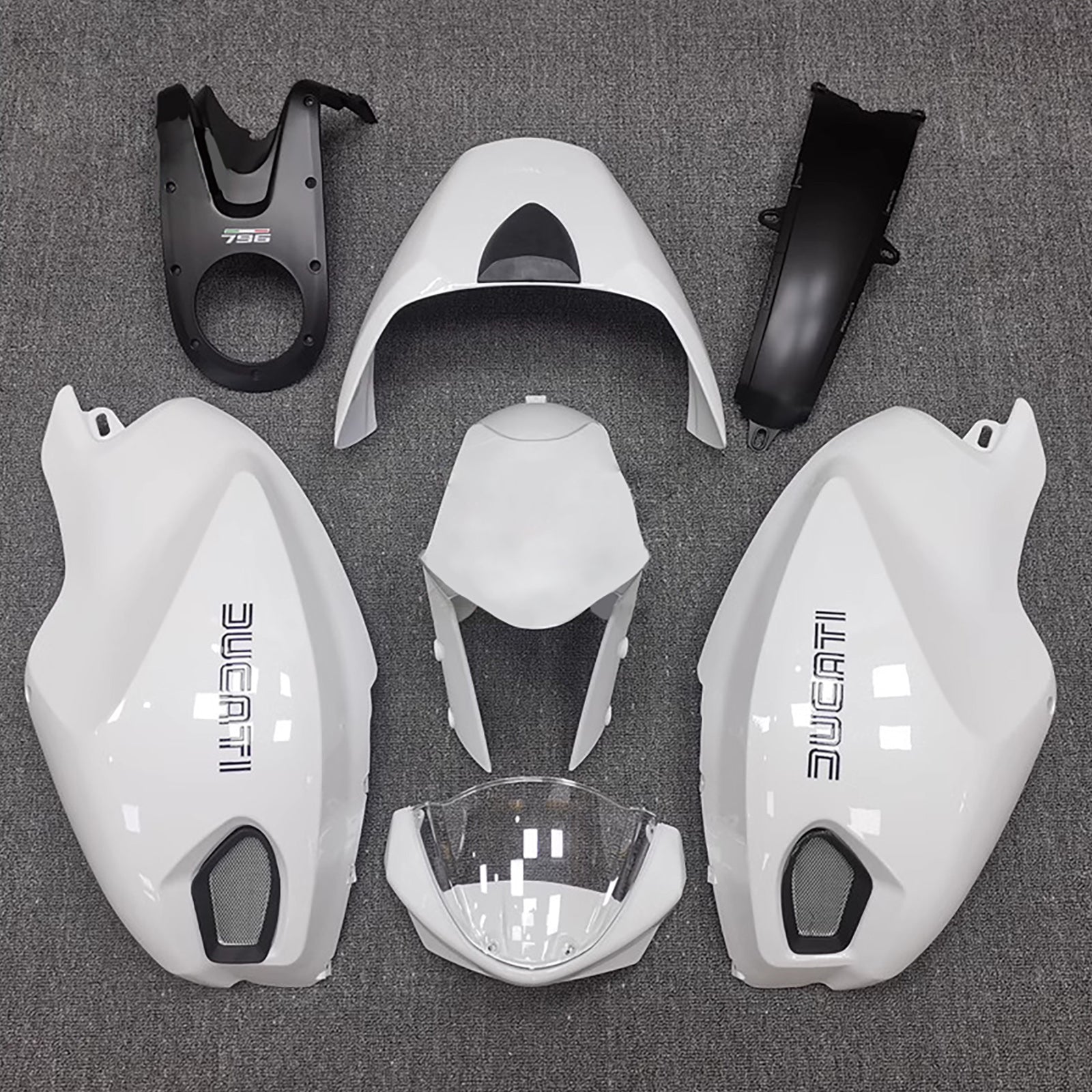 Toutes les années Ducati Monster 696 796 1100 S EVO Injection Kit Fairring Bodywork