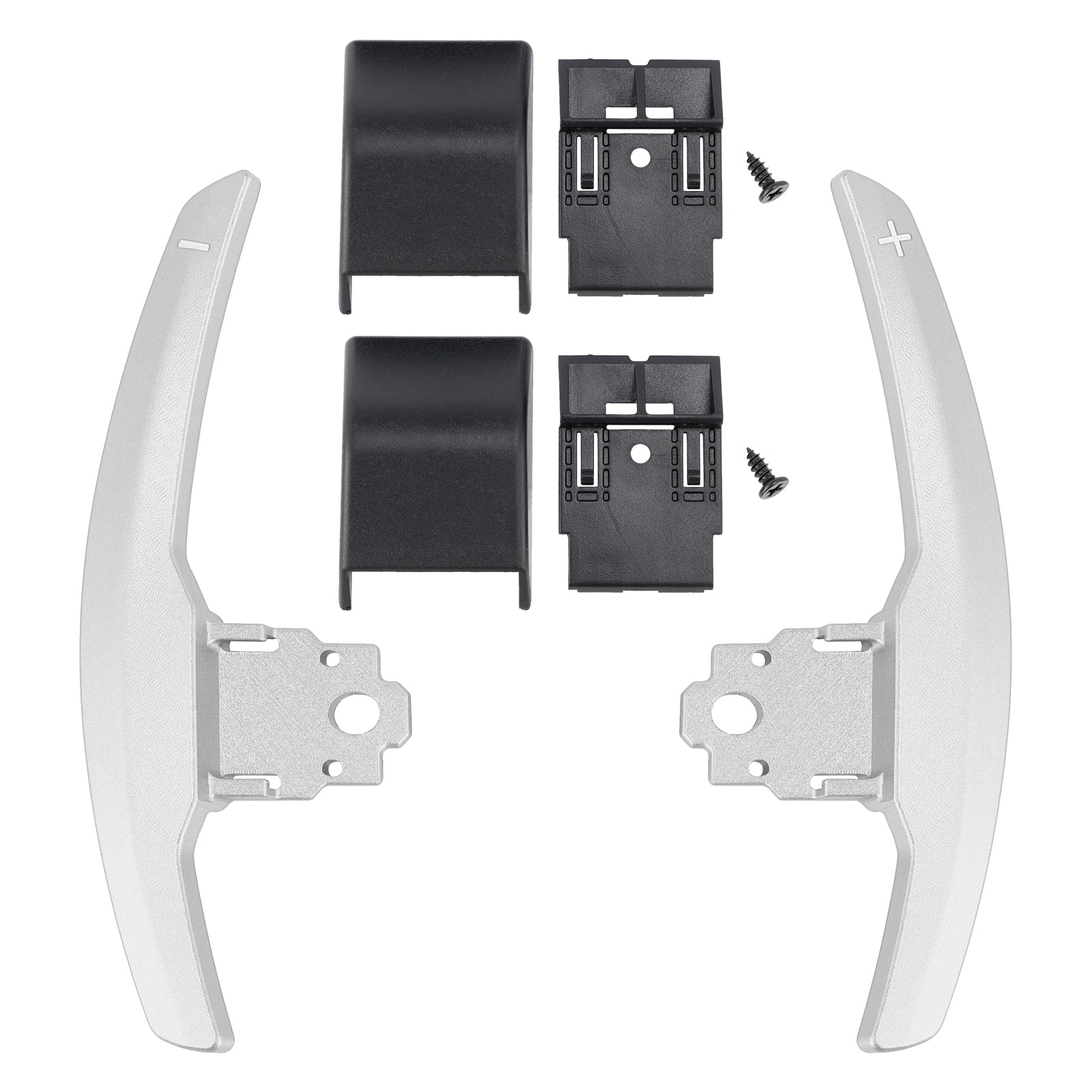 Paddelväxelförlängning för BMW F-serie F30 F31 F32 F10 X3 X5 Aluminium Silver