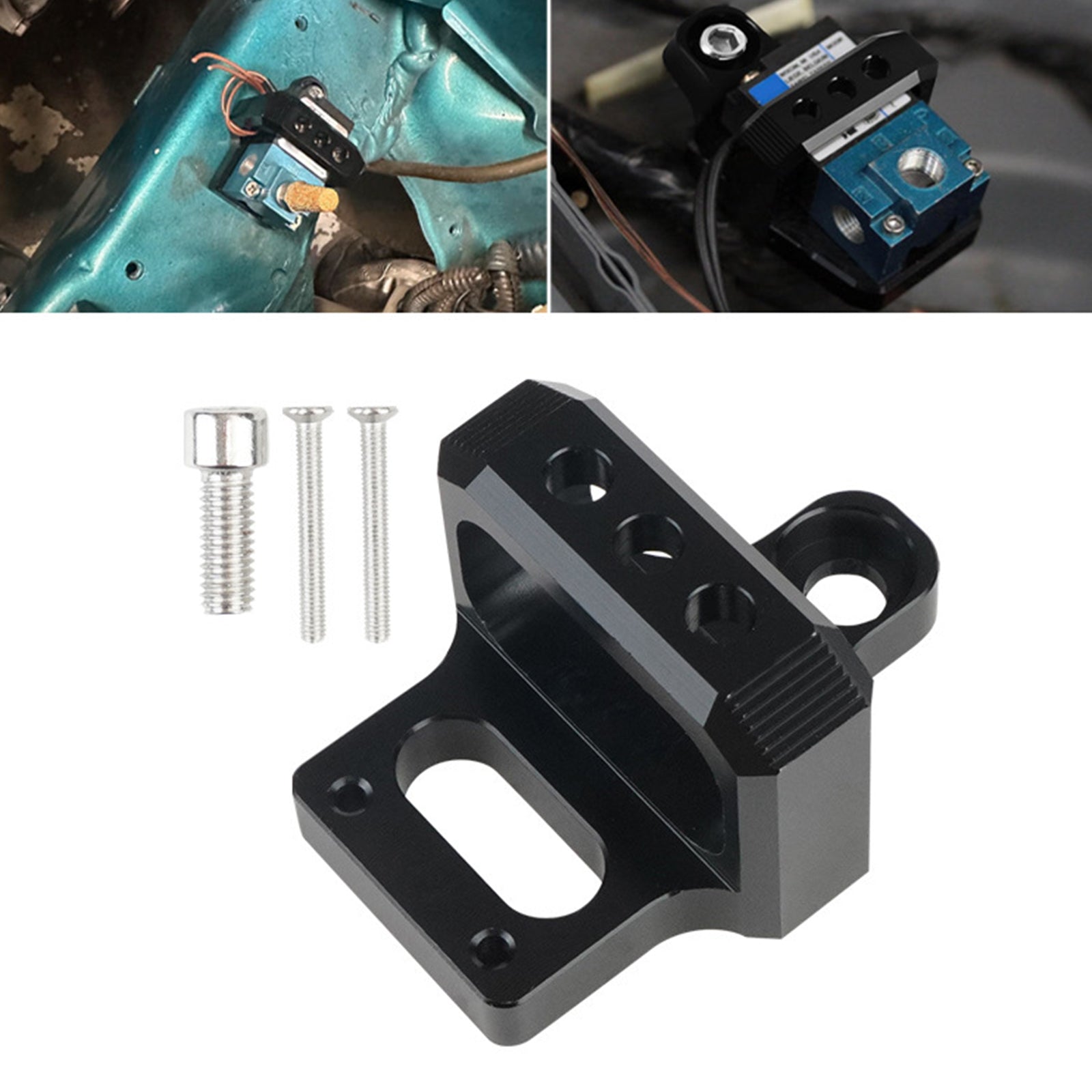 Solenoid ventil držiak držiaka držiaka 3 port pre ovládač MAC AEM