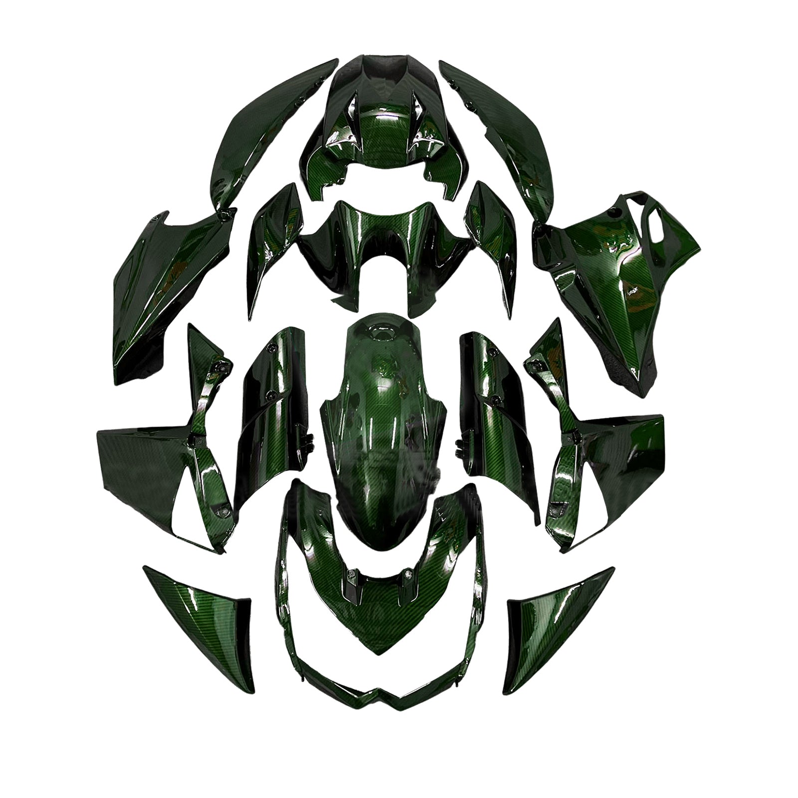 Injection Fairing Kit Bodywork Plastic ABS fit For Kawasaki Z1000 2010-2013
