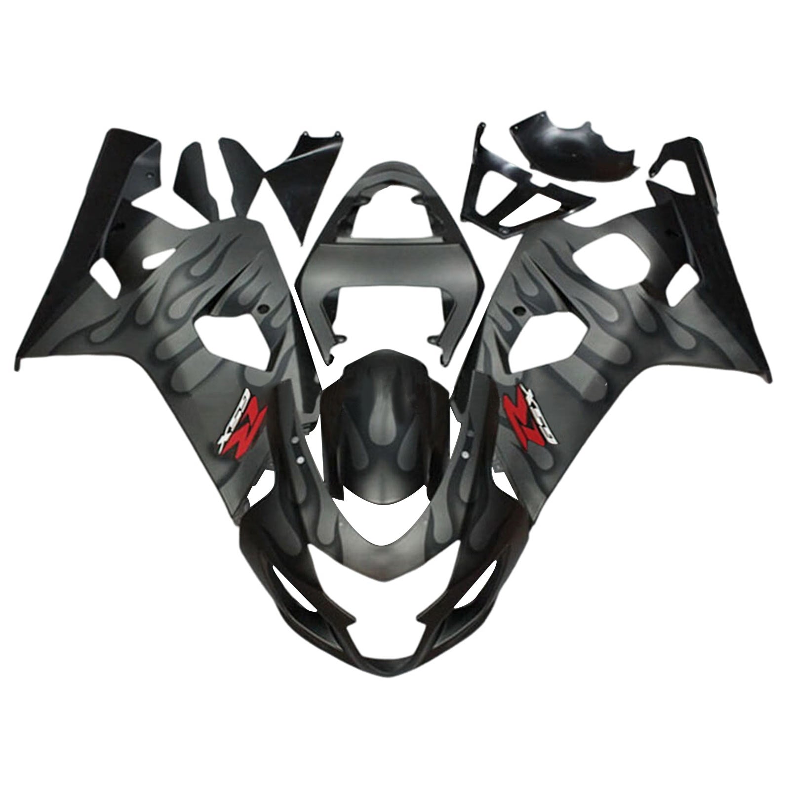 2004-2005 Suzuki GSXR 600/750 K4 Injeksjon Fairing Kit Bodywork Plastic ABS