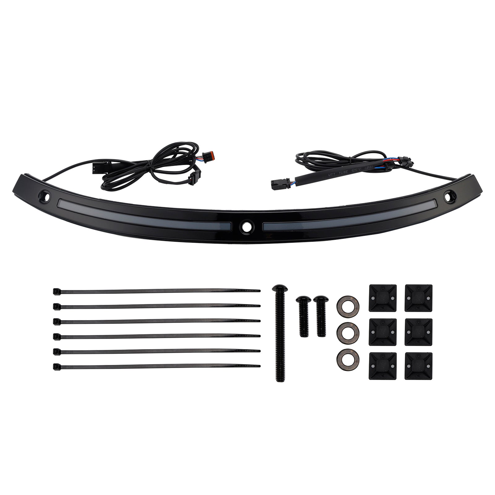 2014+Touring Electra Glide Street Glide Ultra Limited LED Running Turn Signal Light Windshield Trim