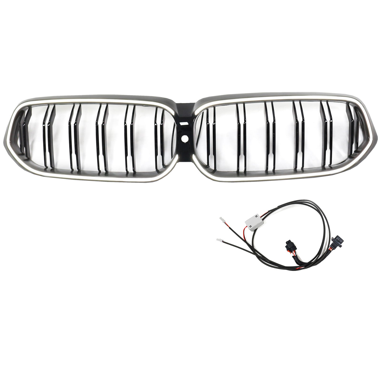 Parrilla frontal tipo riñón negra de doble listón BMW Serie 6 G32 2020-2025