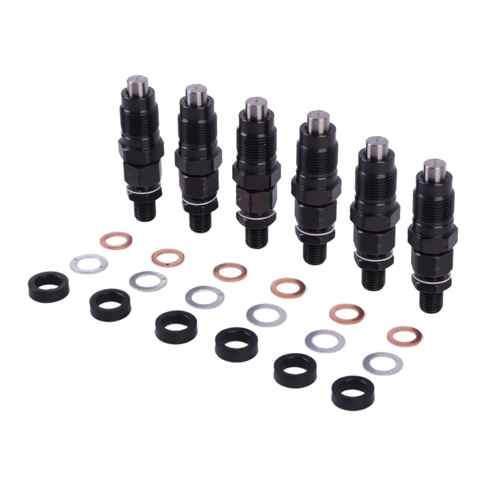 6Pcs Fuel Injector For Toyota 3L Hilux Hiace 2.8L Engine 23600-59105