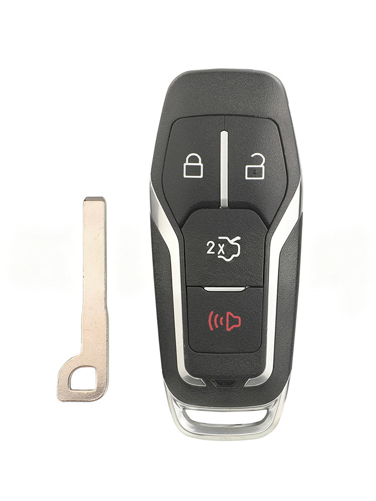 4 Button Smart Car Key Fob M3N-A2C31243800 315Mhz ID49 Chip For Ford