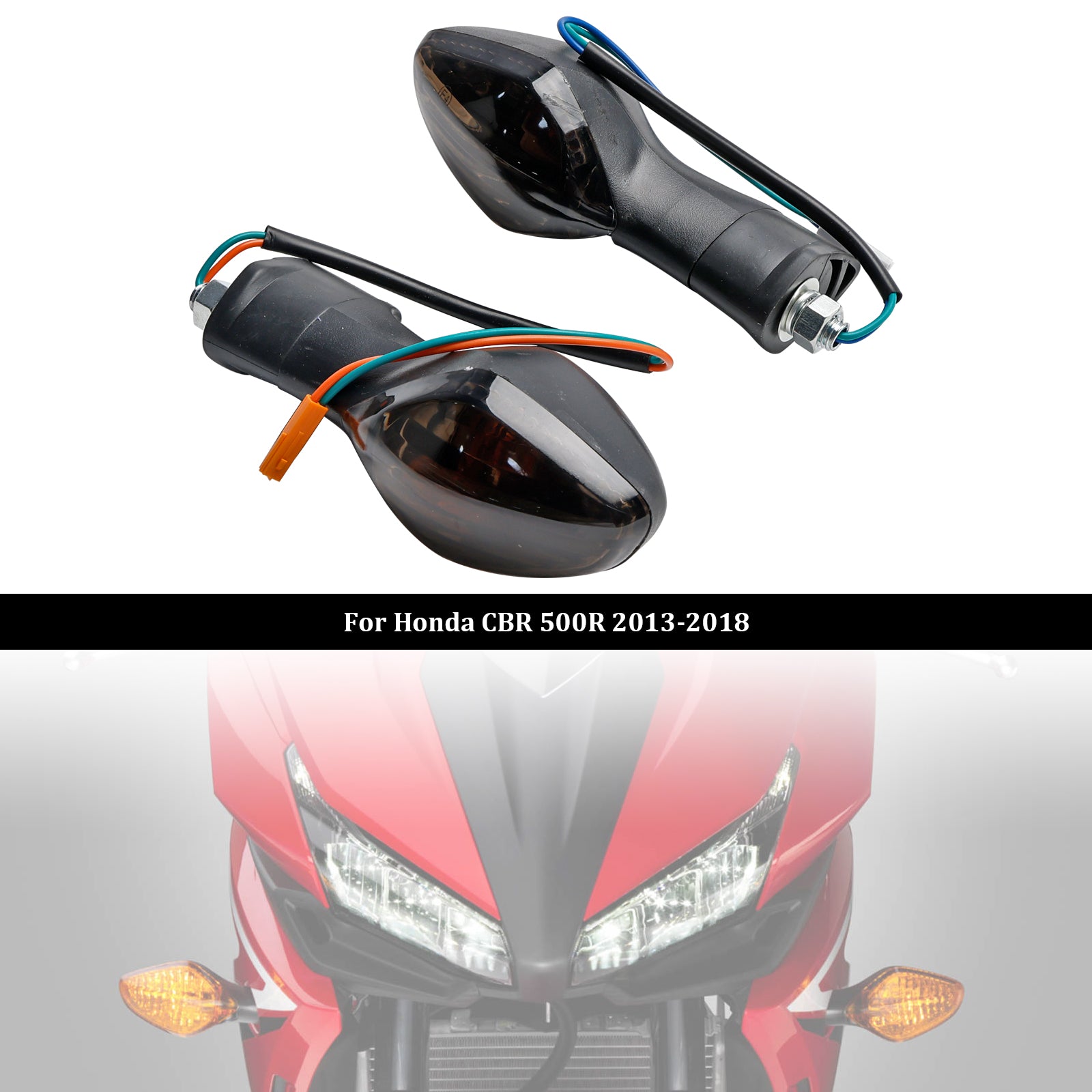 Turn Signal Lights Indicator Lamp för Honda CBR500 CBR650F CTX700 MSX125
