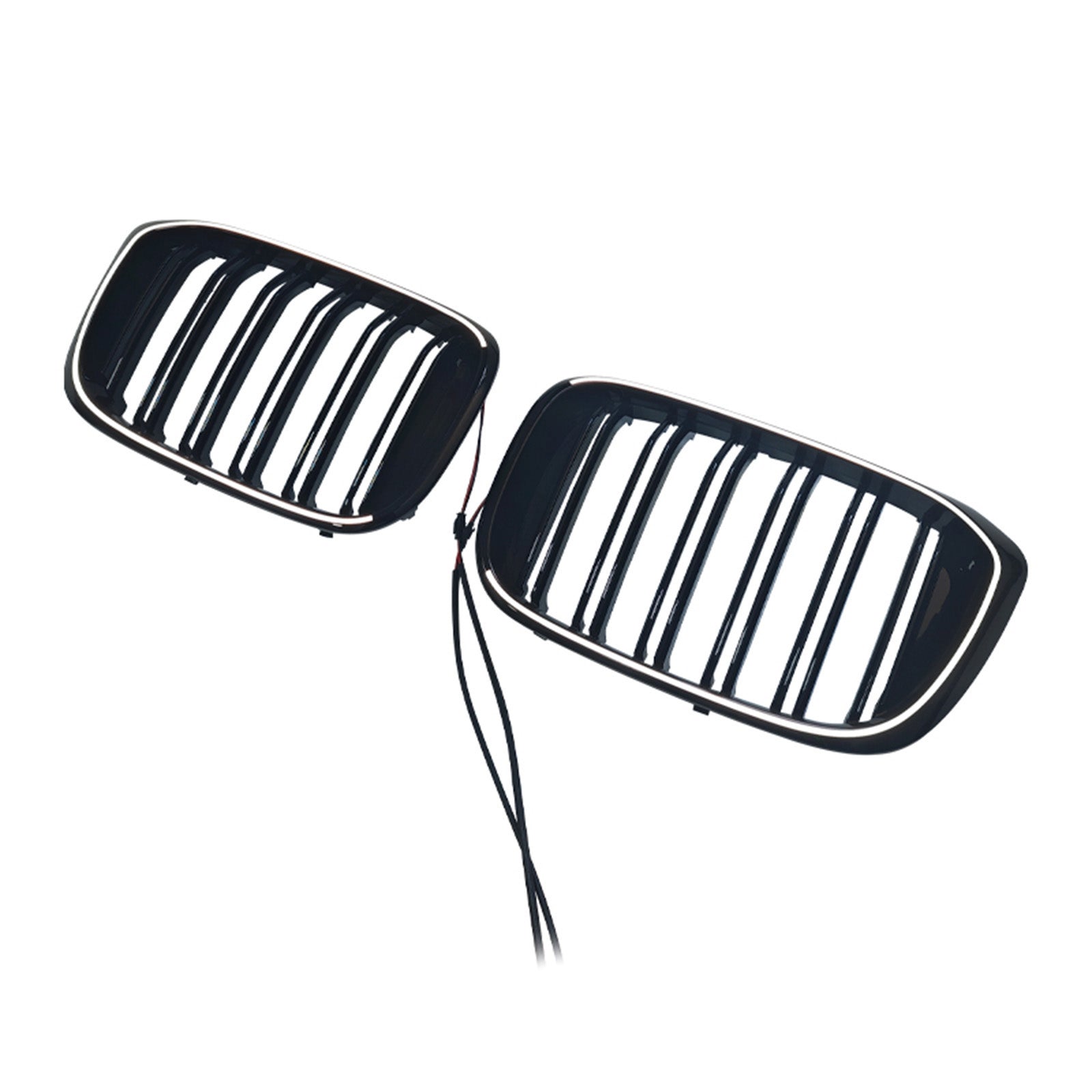 Front Kidney Mesh Grille Grill Fit BMW X4 G02 X3 G01 G08 2018-2021 Pre-Facelift