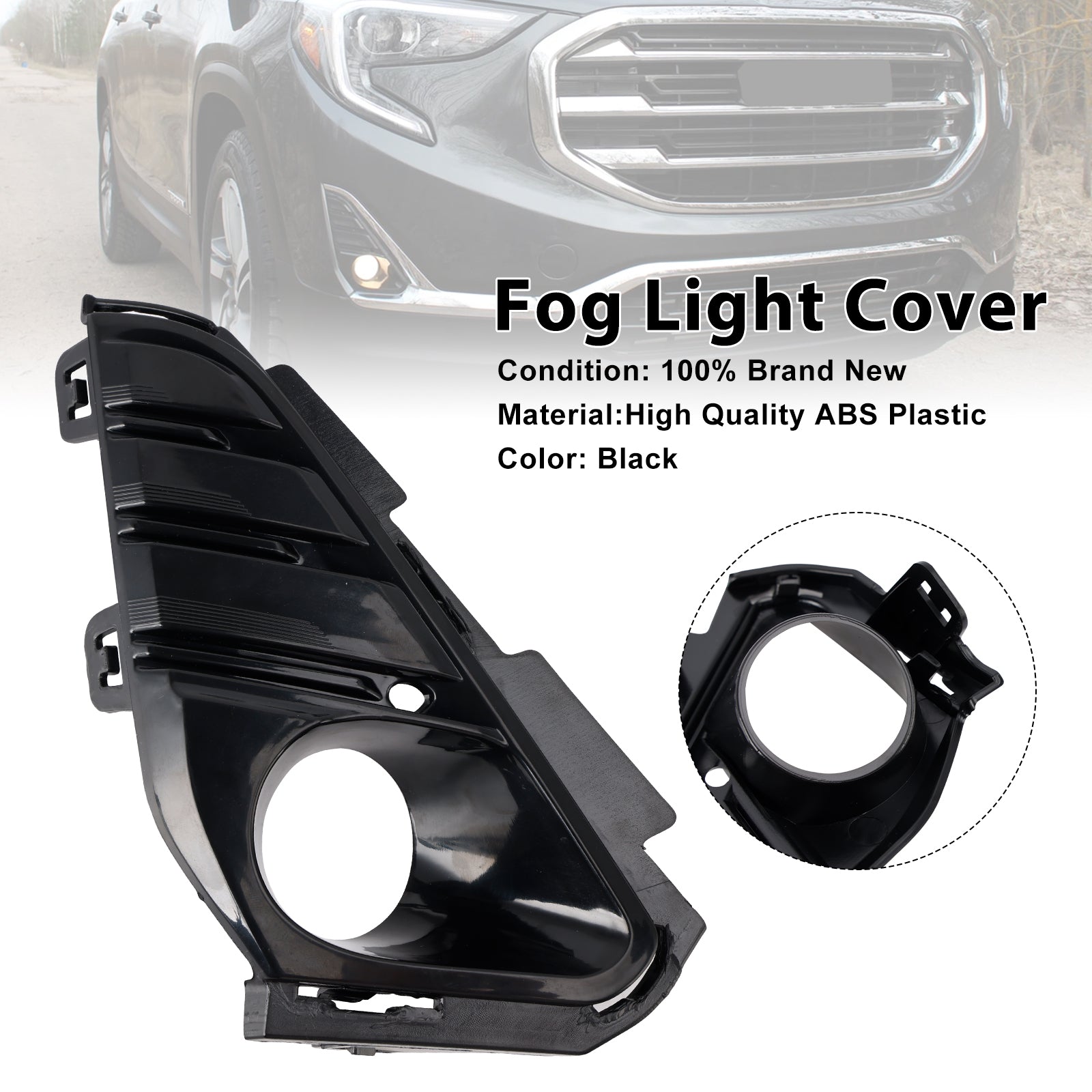 2018-2021 GMC Terrain Front Dreto Fog Light Buzel Trim 23196308