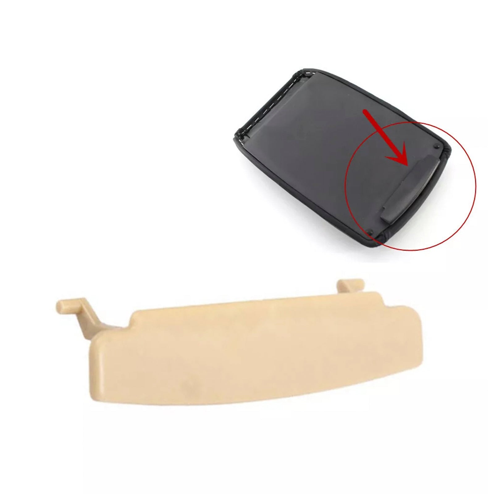 2005-2011 Audi A6 C6 Beige Console Center Armrest Lid Latch 4F0864245