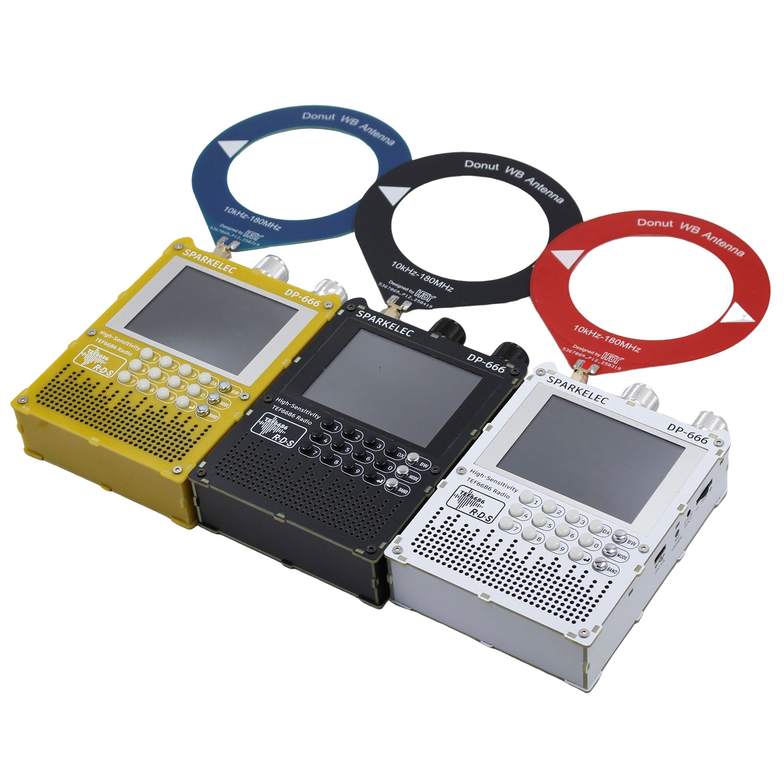 TEF6686 DSP Radio DP666 High Sensitivity Full Band LW MW SW 0IRT Shortwave Radio