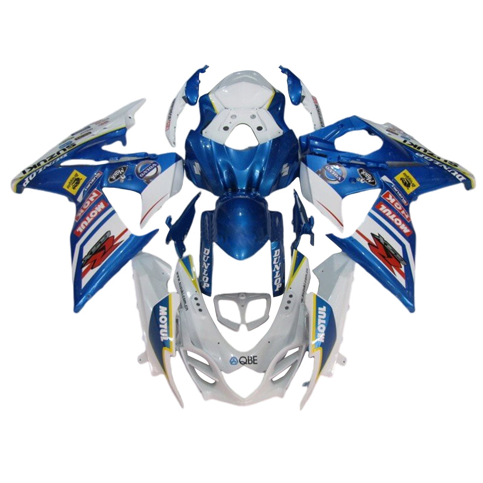 Kit de carénage d'injection Suzuki GSXR1000 K9 2009-2016, carrosserie en plastique ABS