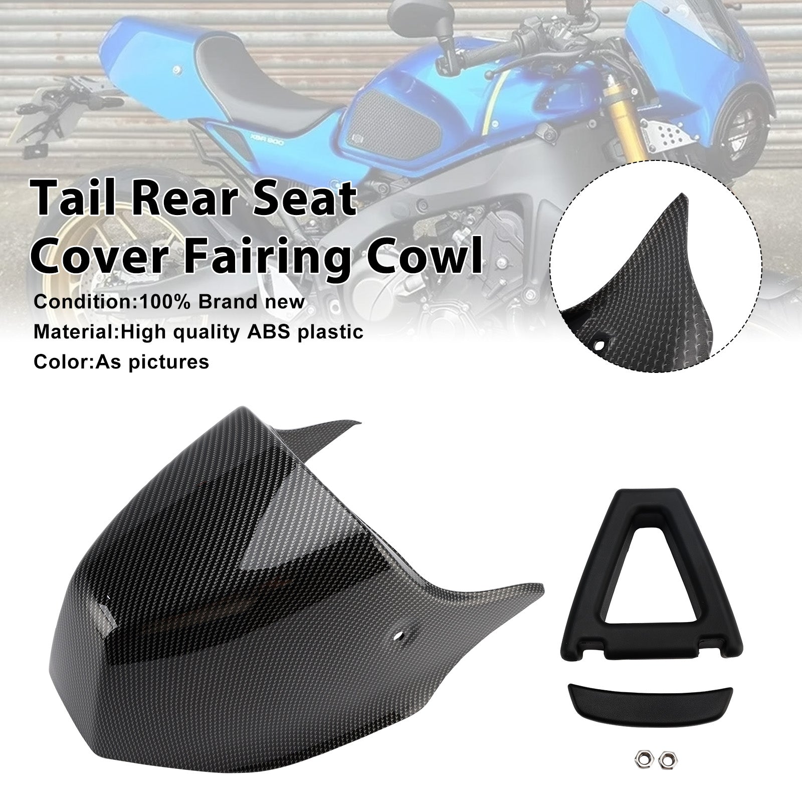 Housse de carénage de siège arrière pour Yamaha XSR900 2022 – 2025