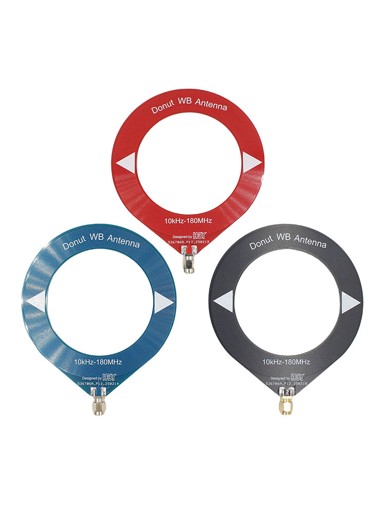 10 kHz-180 MHz full-band dekking Ring Donut Antenne Kortegolf/Middengolf SDR