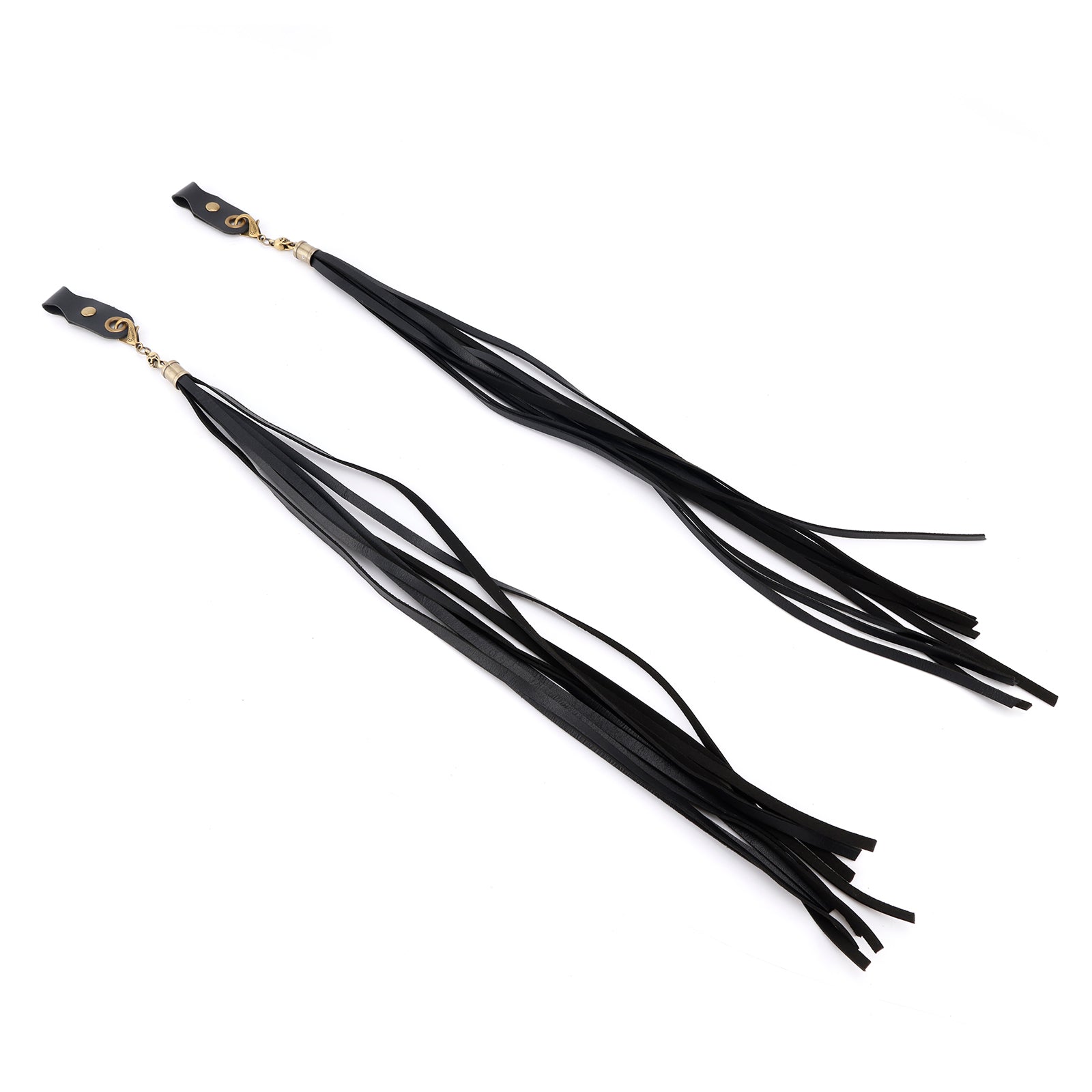 Handlebar Tassel Brake Lever Grip Decoration Black For Dyna Road Glide Road King