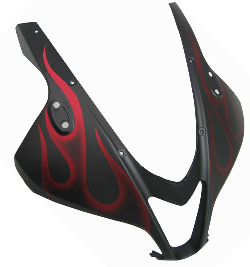 Honda CBR 600 RR 2007-2008 Noir Mat & Carénages CBR Racing Red Flame génériques