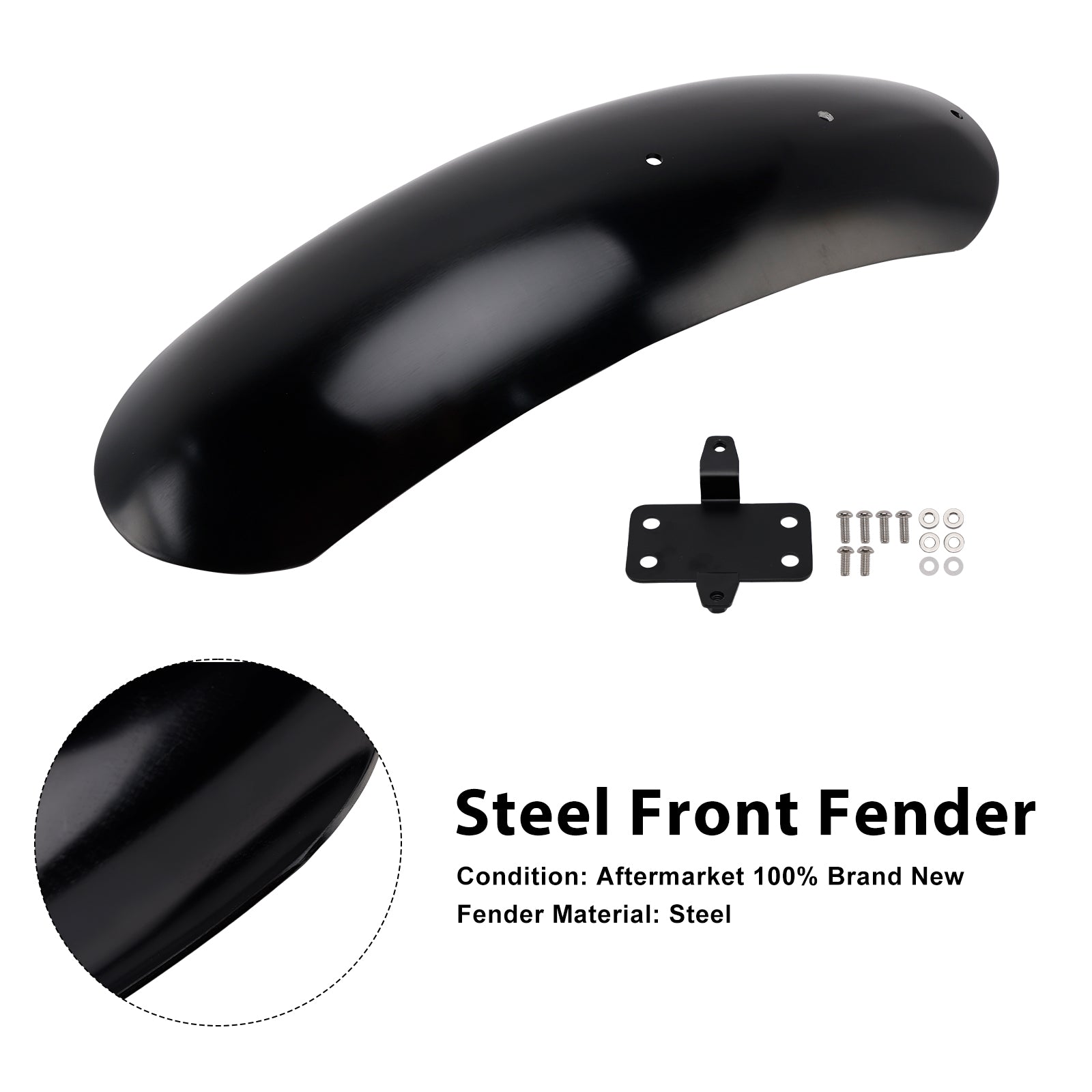 2023-2025 Scrambler 400X stalen voorspatbordspatbord
