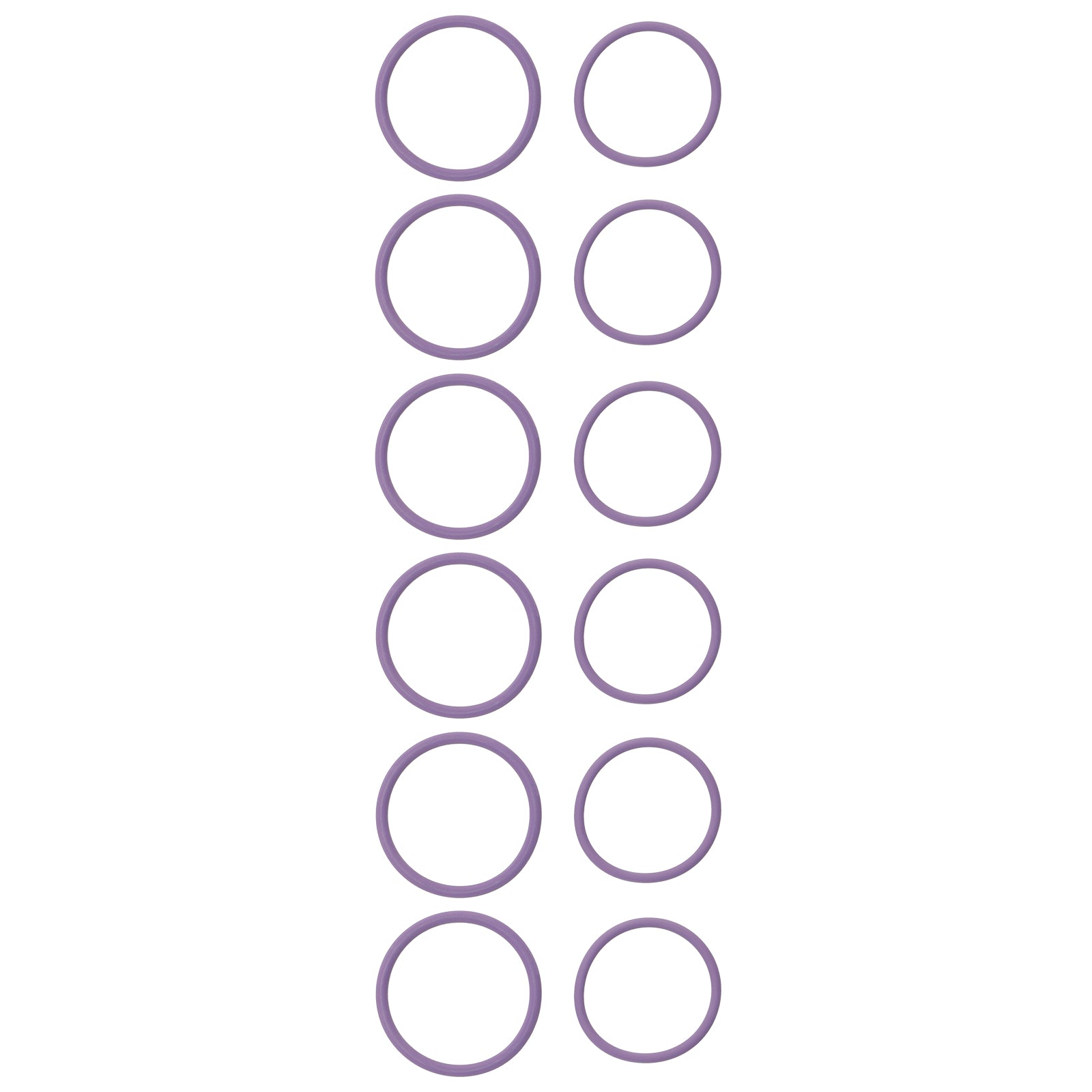 Volvo D12/D13 Externé 6ks palivové vstrekovače tesnenie O-krúžku 20517502