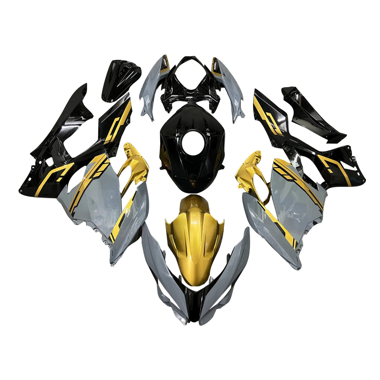 Injection Fairing Kit Bodywork Plastic ABS fit For Kawasaki EX400 Ninja400 2018-2024