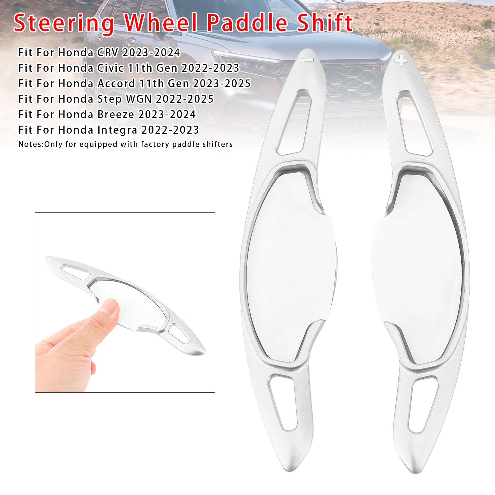 Extension de paletteur de volant pour Honda CRV Civic 11