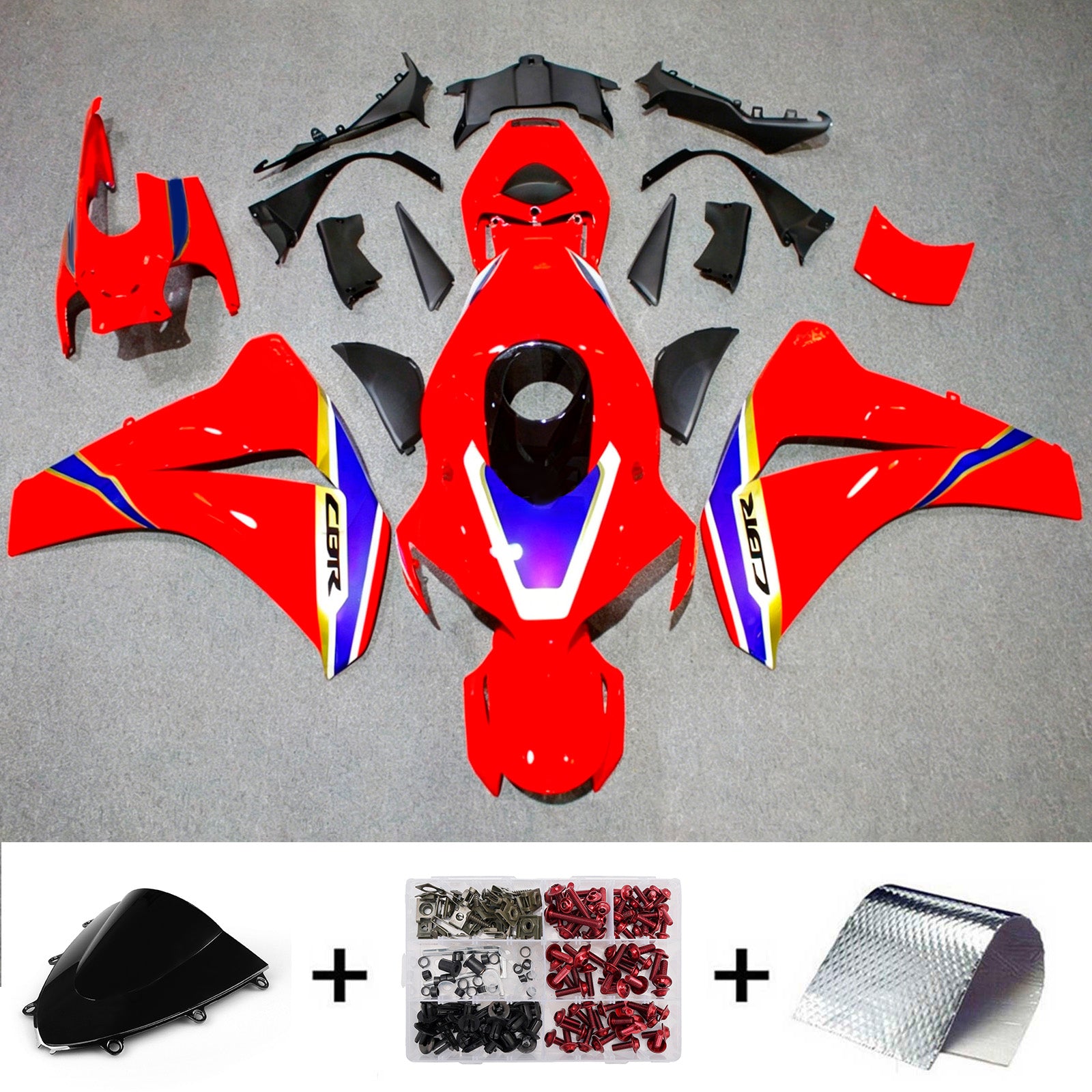 Injection Fairing Kit Bodywork Plastic ABS For Honda CBR1000RR 2008-2011