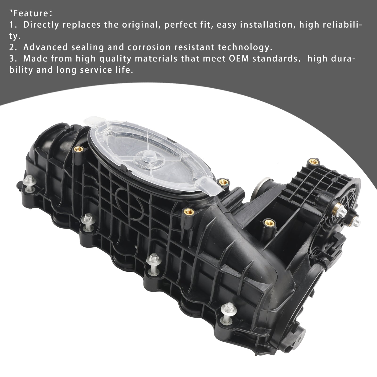 2015-2018 Mercedes Gle Off-Road W166 Inlet Manifold W/ Actuator Motor 6510904937 A6511500094