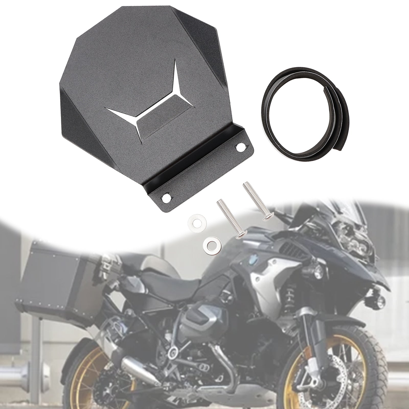 Motorbeschermers beschermend motorhuis passend voor Bmw R1300Gs/Adv 23-25 zilver