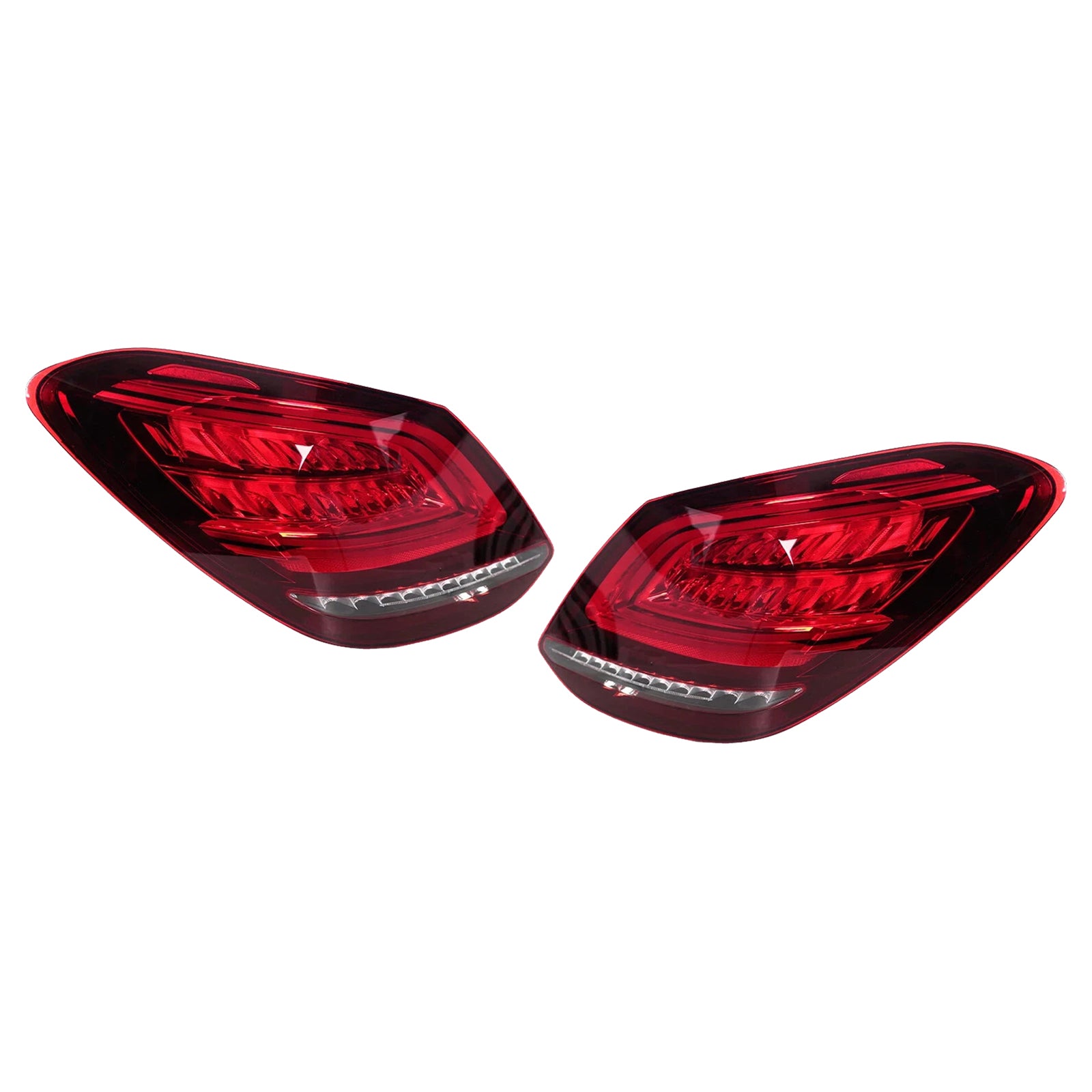 2019-2021 Mercedes Benz W205 Facelift C43 AMG 4Matic Left+Right LED Rear Tail Light Brake Lamp 059067103 2059067203
