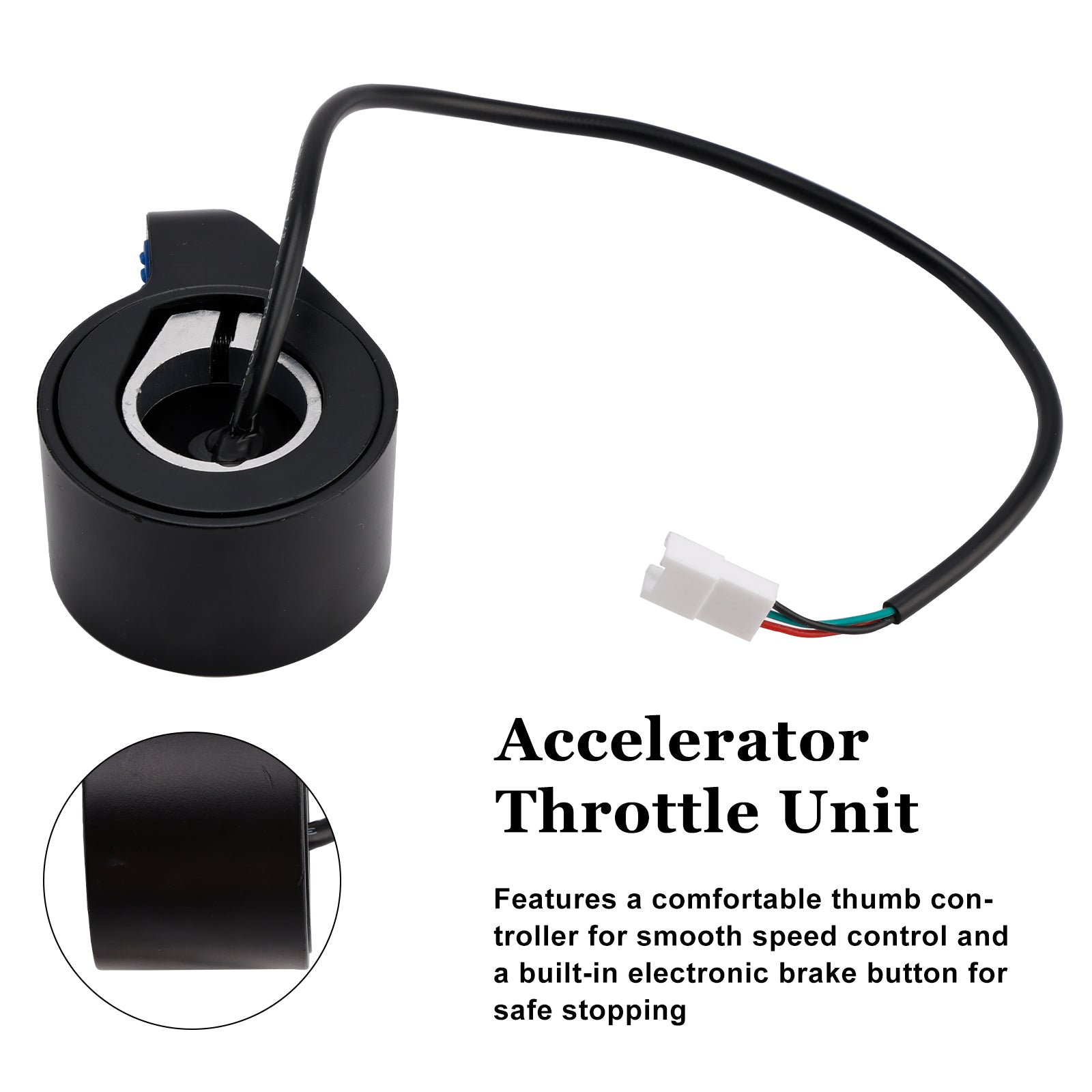 Poignée d'accélérateur pour trottinette électrique Xiaomi 4 Pro (1ère génération) bleue
