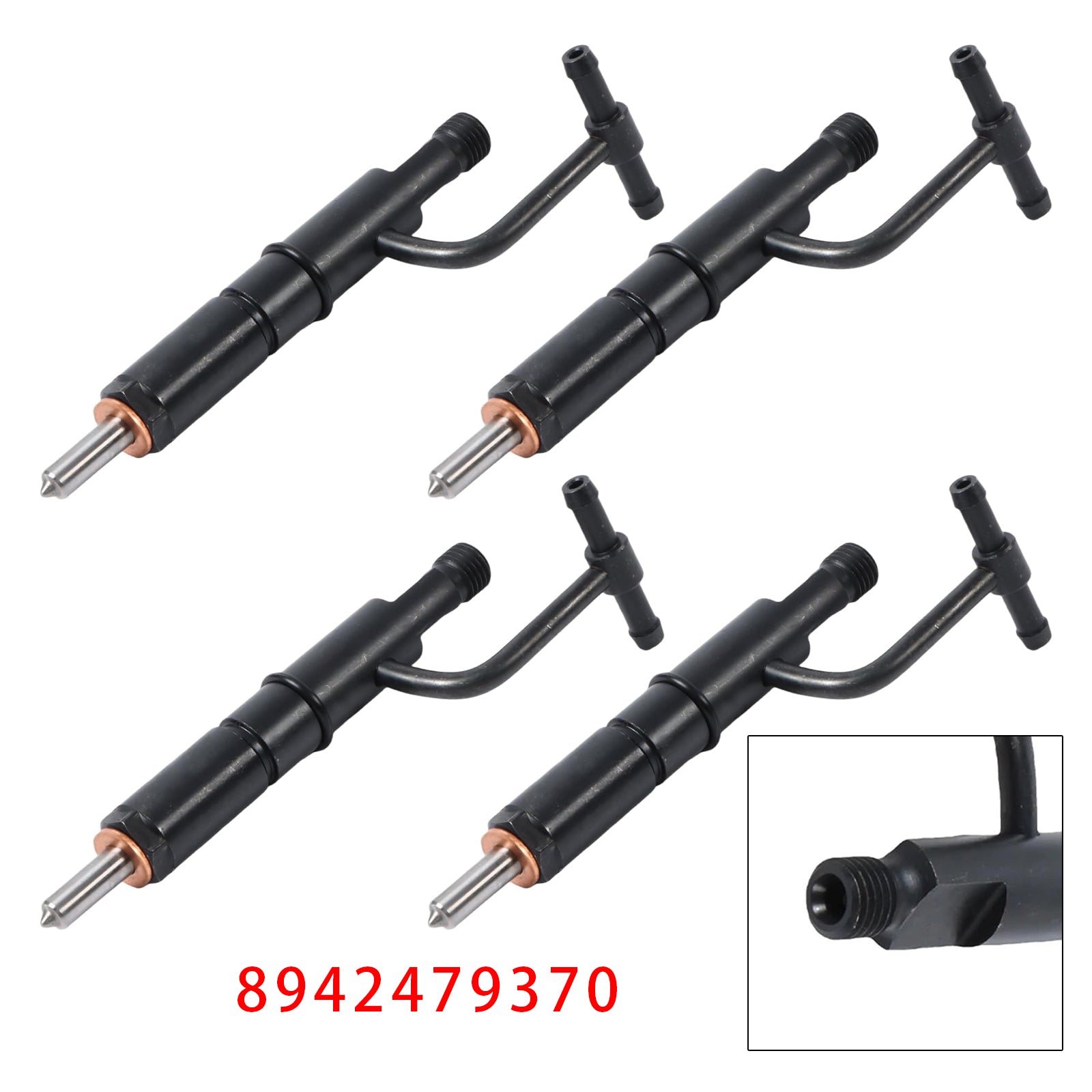 4Pcs Fuel Injector For Isuzu 4JB1 4JB1T NKR NHR Engine 8942479370